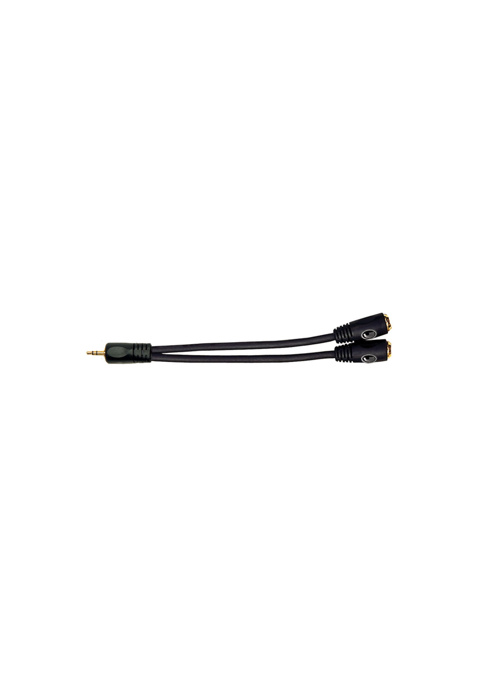 Planet Waves Planet Waves Adaptor 1/8 Inch Male Stereo to Dual 1/8 Inch Female Stereo