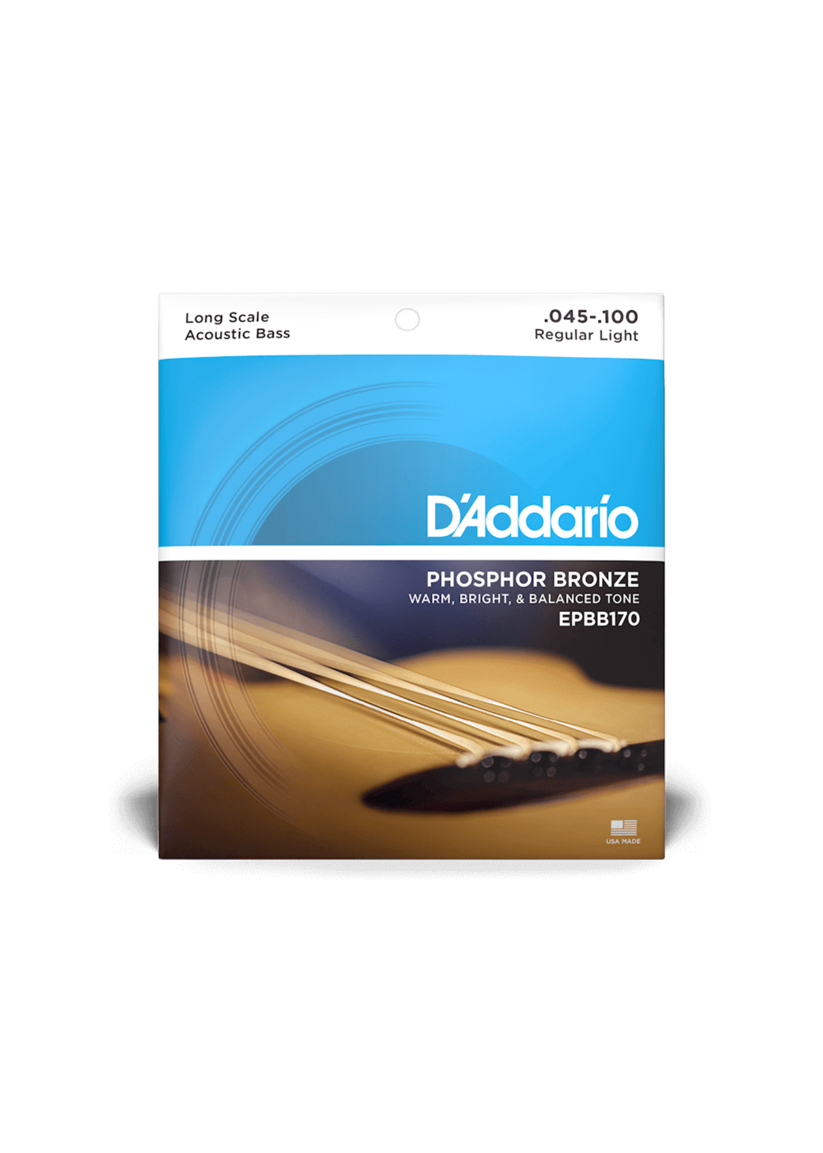 D'Addario D'Addario Acoustic Bass Strings Phosphor Bronze Regular Light