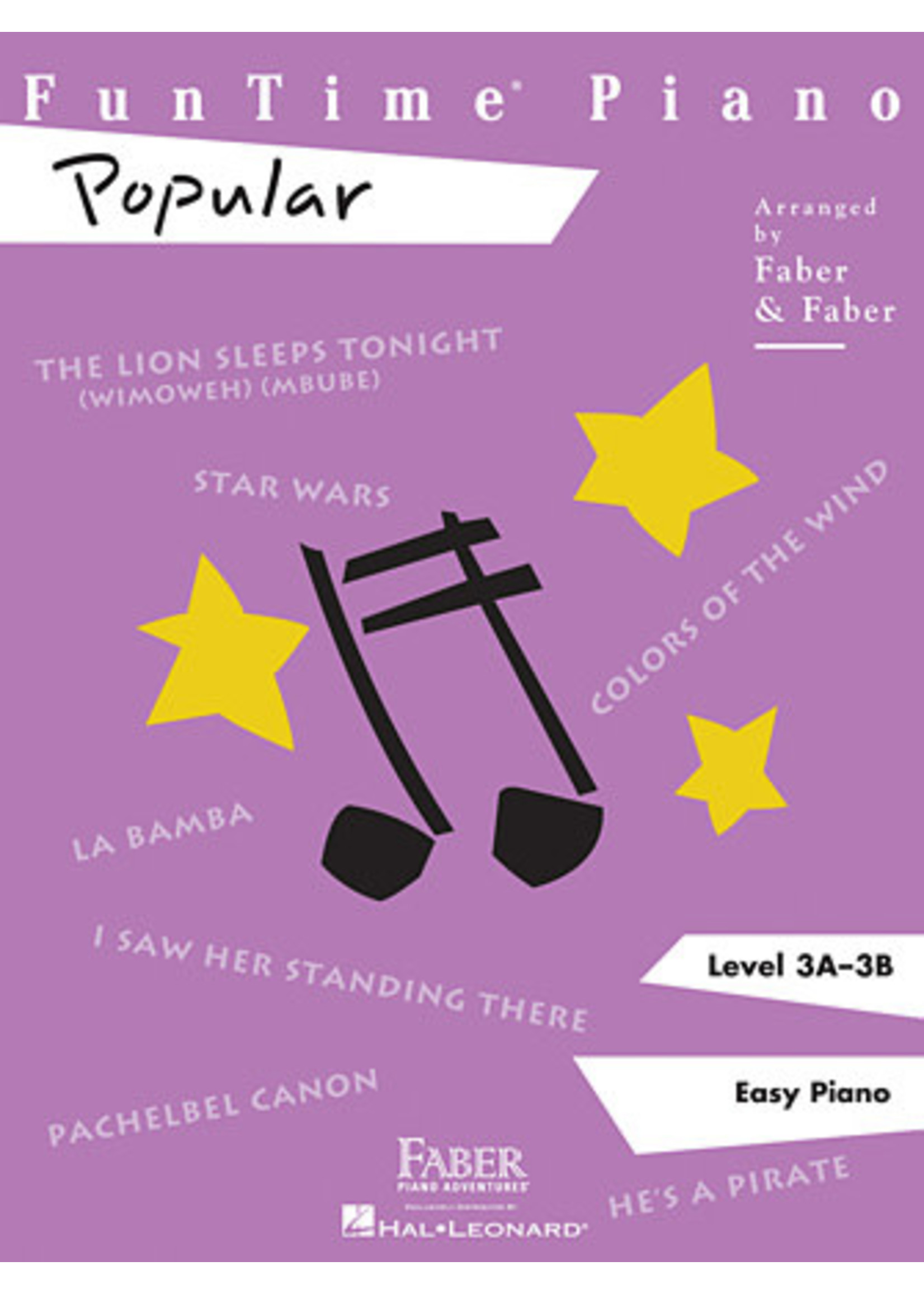Hal Leonard Faber Piano FunTime Piano Popular 3A-3B