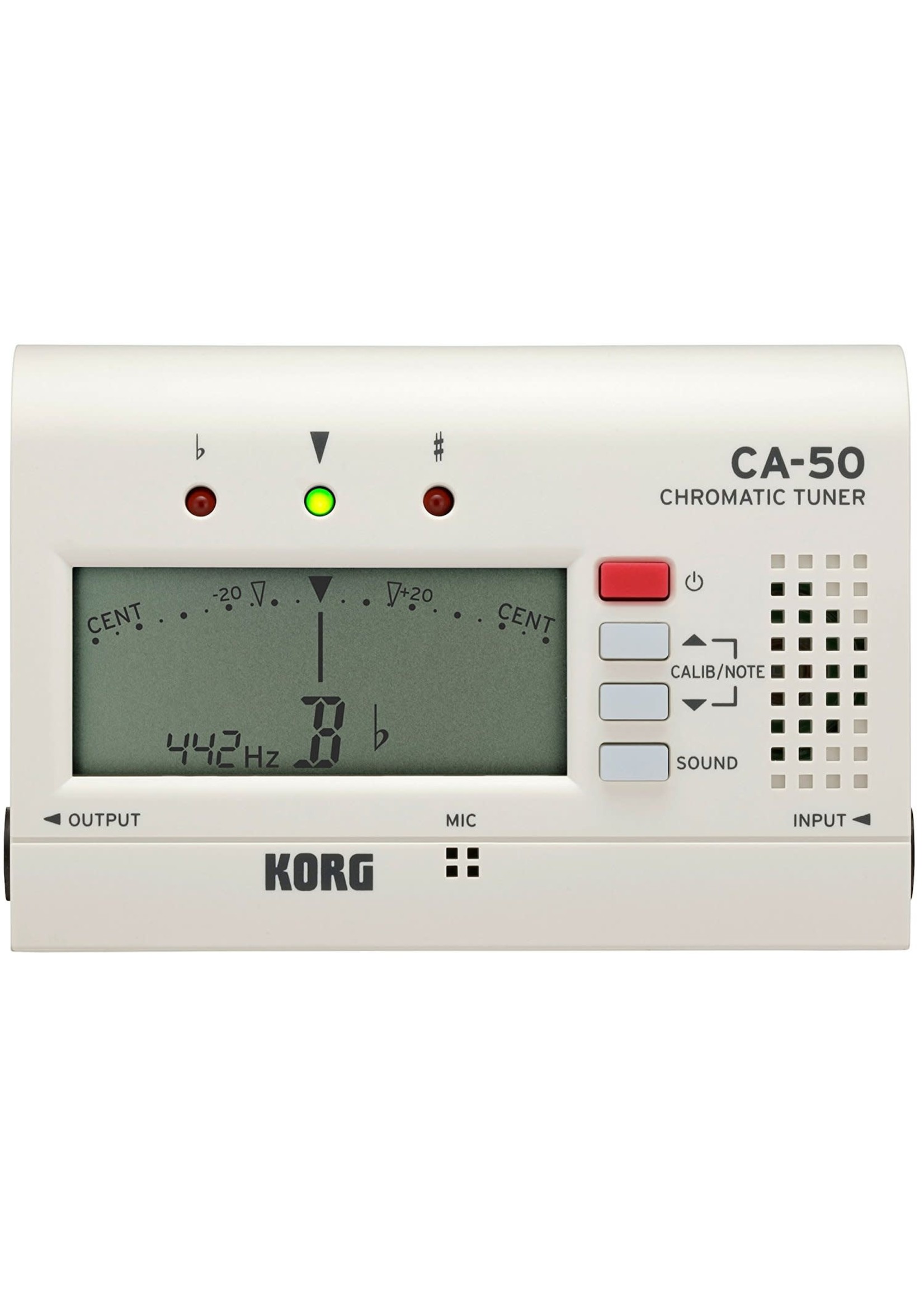 Korg Korg Chromatic Tuner CA50 White
