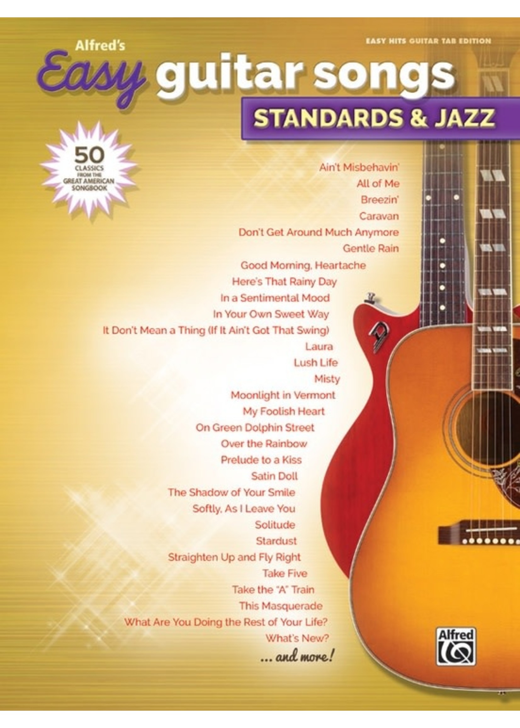 Alfred Alfred's Easy Guitar Songs: Standards & Jazz