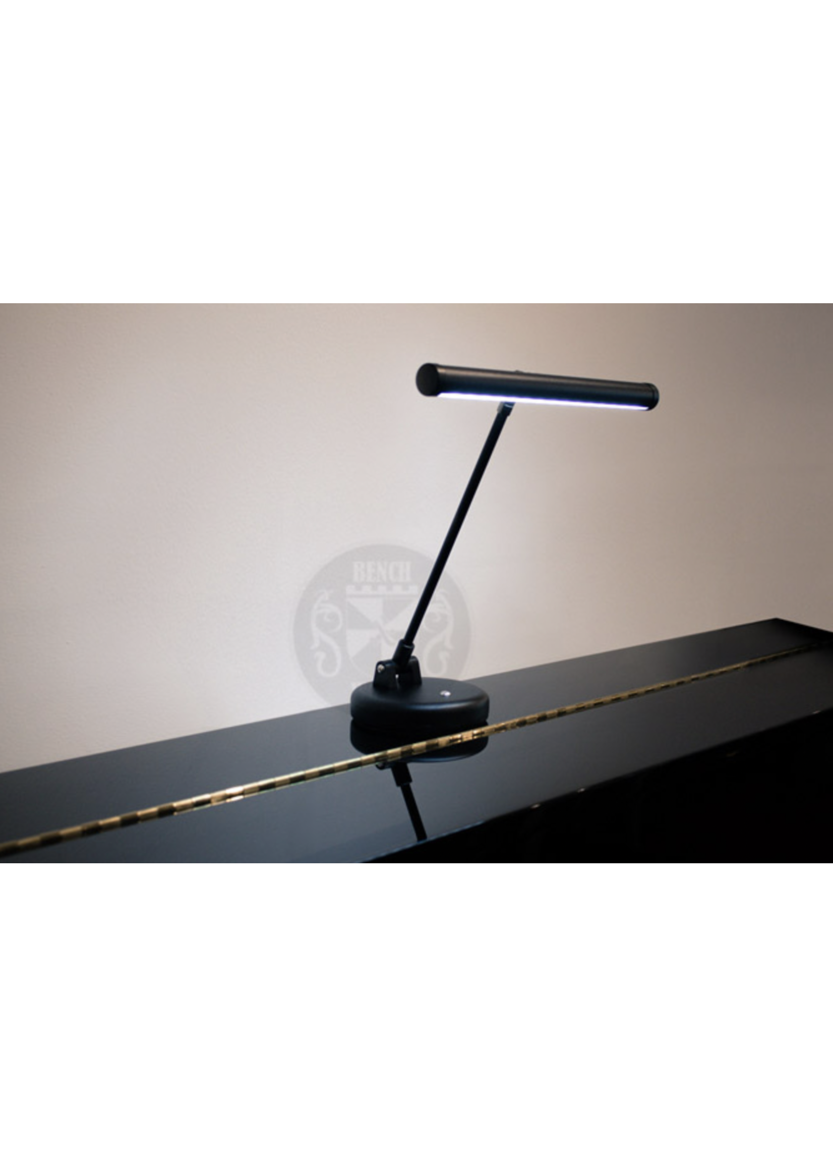 Benchworld Benchworld Piano Lamp Gemini LED Black