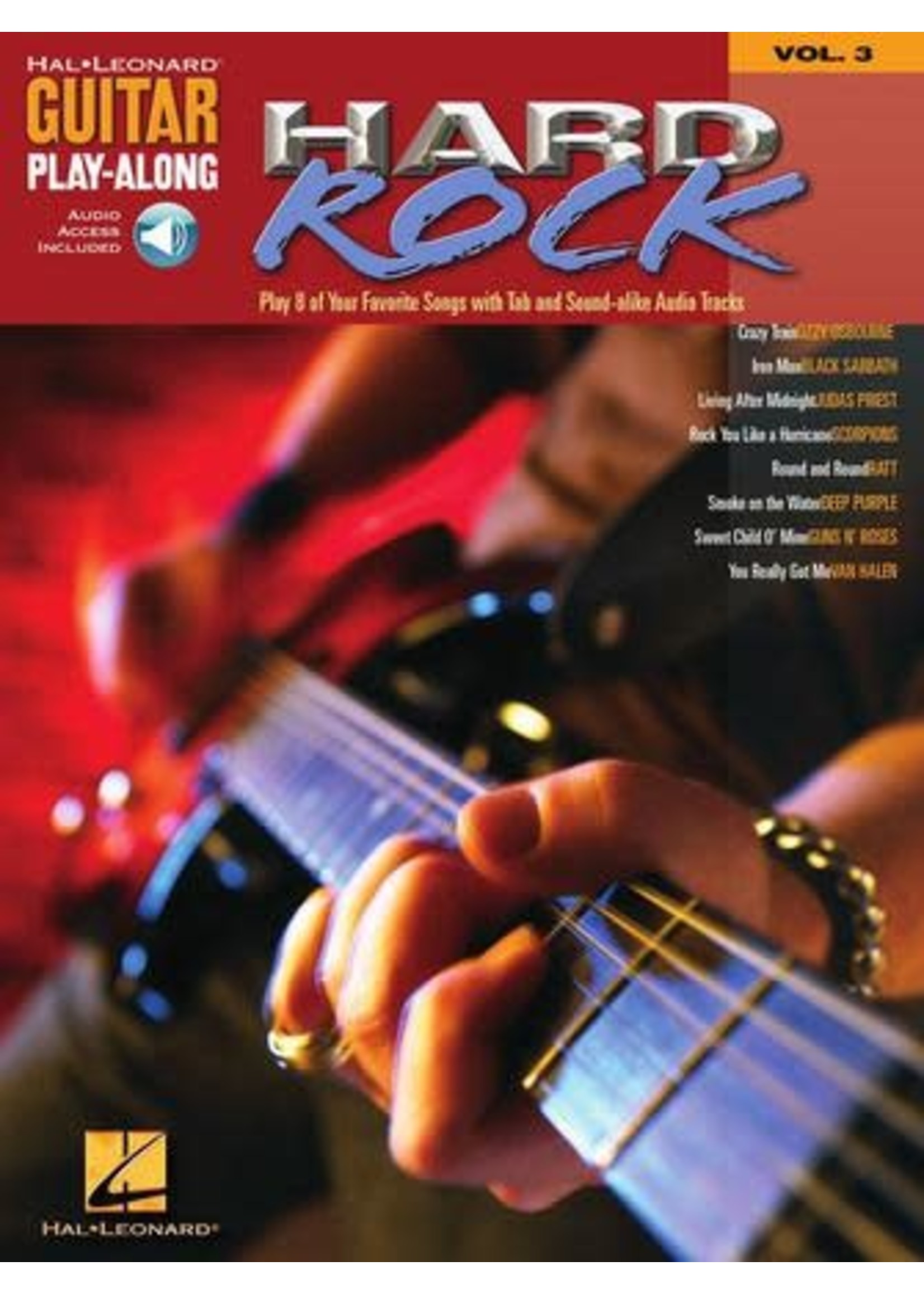 Hal Leonard Hard Rock Guitar Play Along Vol 3