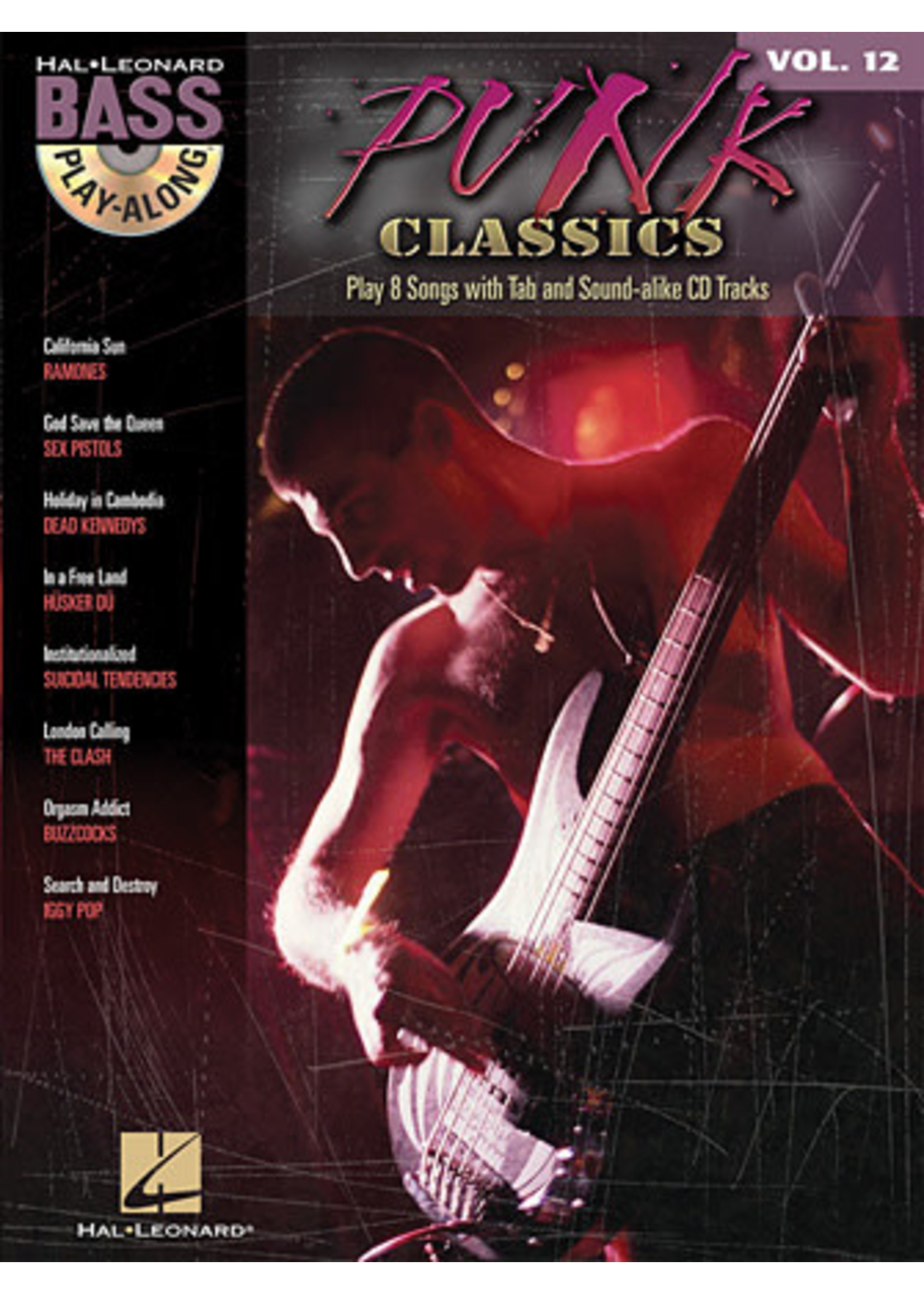 Hal Leonard Punk Classics Bass Play Along