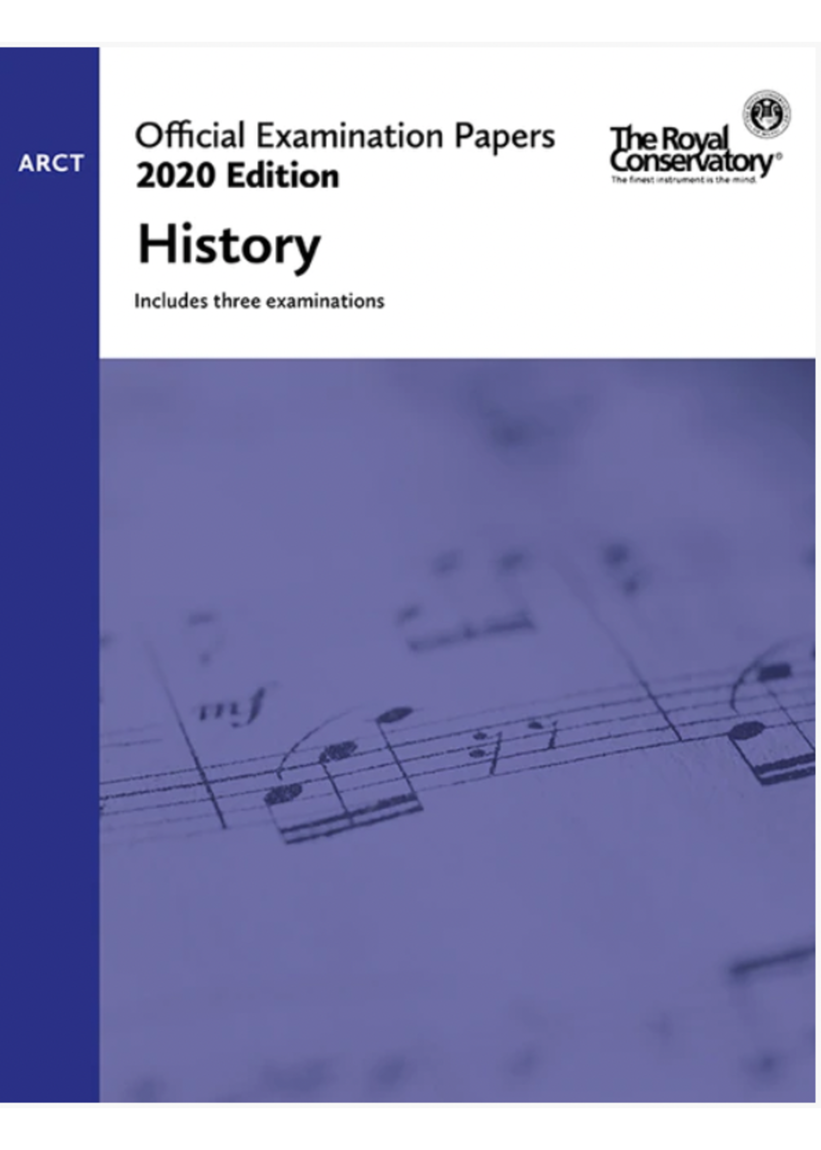 RCM RCM 2020 Official Examination Papers: History ARCT