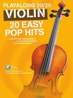 Hal Leonard Play Along 20/20 Violin 20 Easy Pop Hits