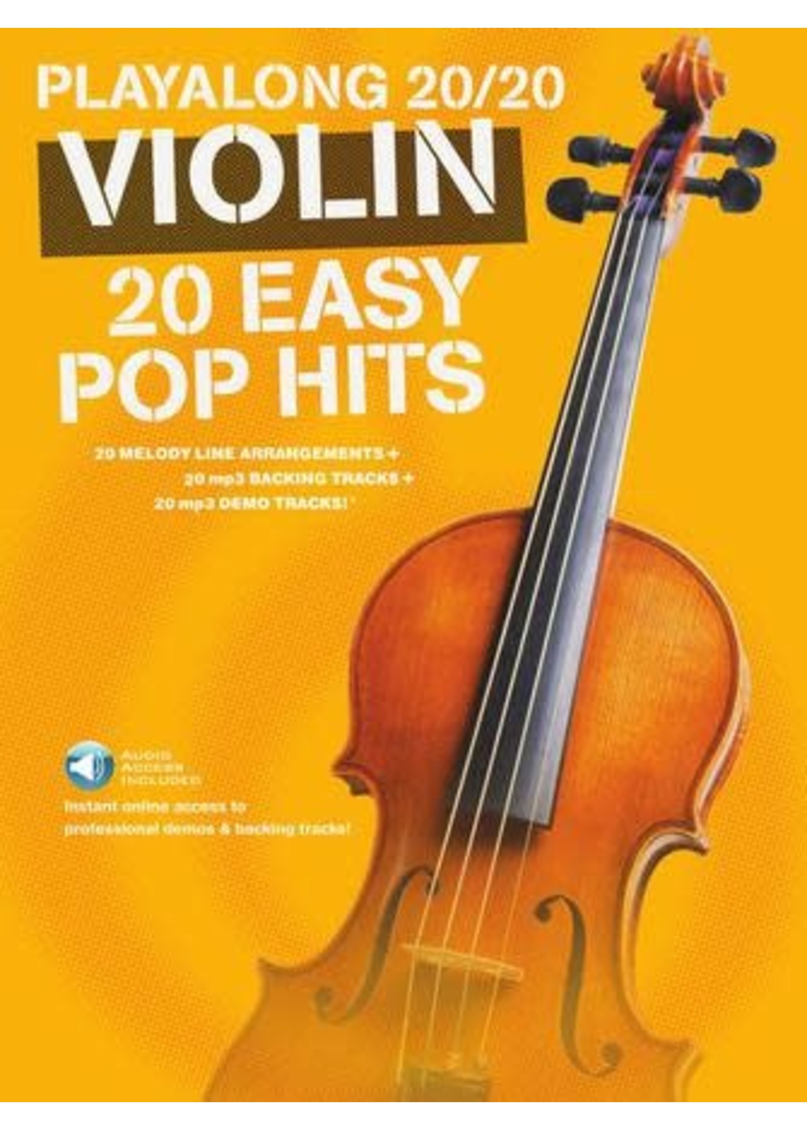 Hal Leonard Play Along 20/20 Violin 20 Easy Pop Hits