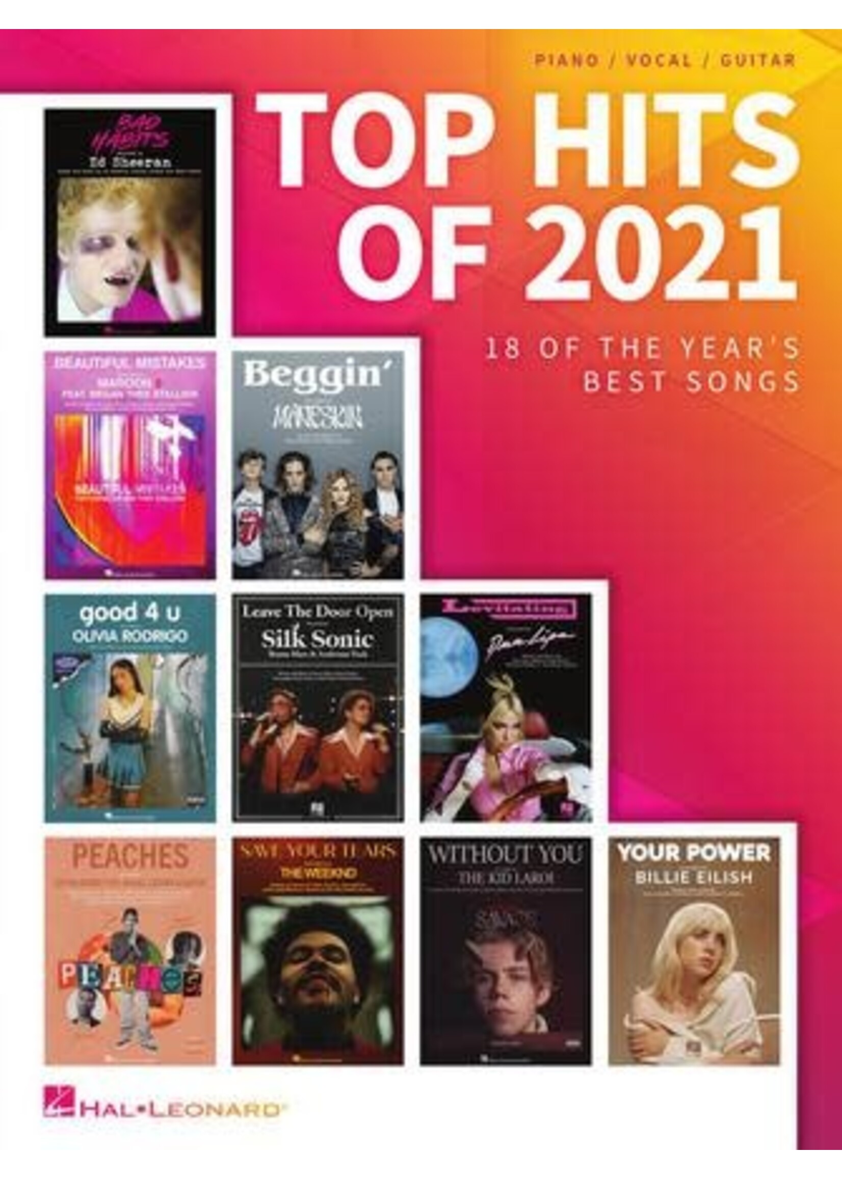 Hal Leonard Top Hits of 2021 PVG