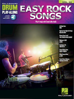Hal Leonard Easy Rock Songs Drum Play-Along Vol 42