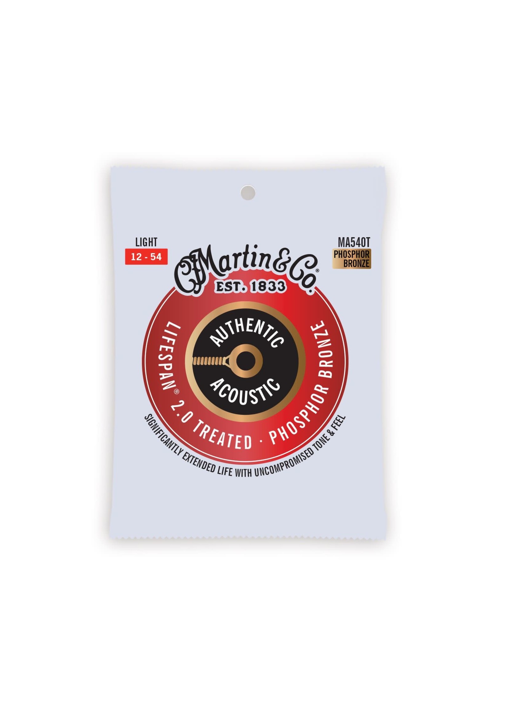 Martin Martin Authentic Acoustic Lifespan 2.0 Guitar Strings Phosphor Bronze