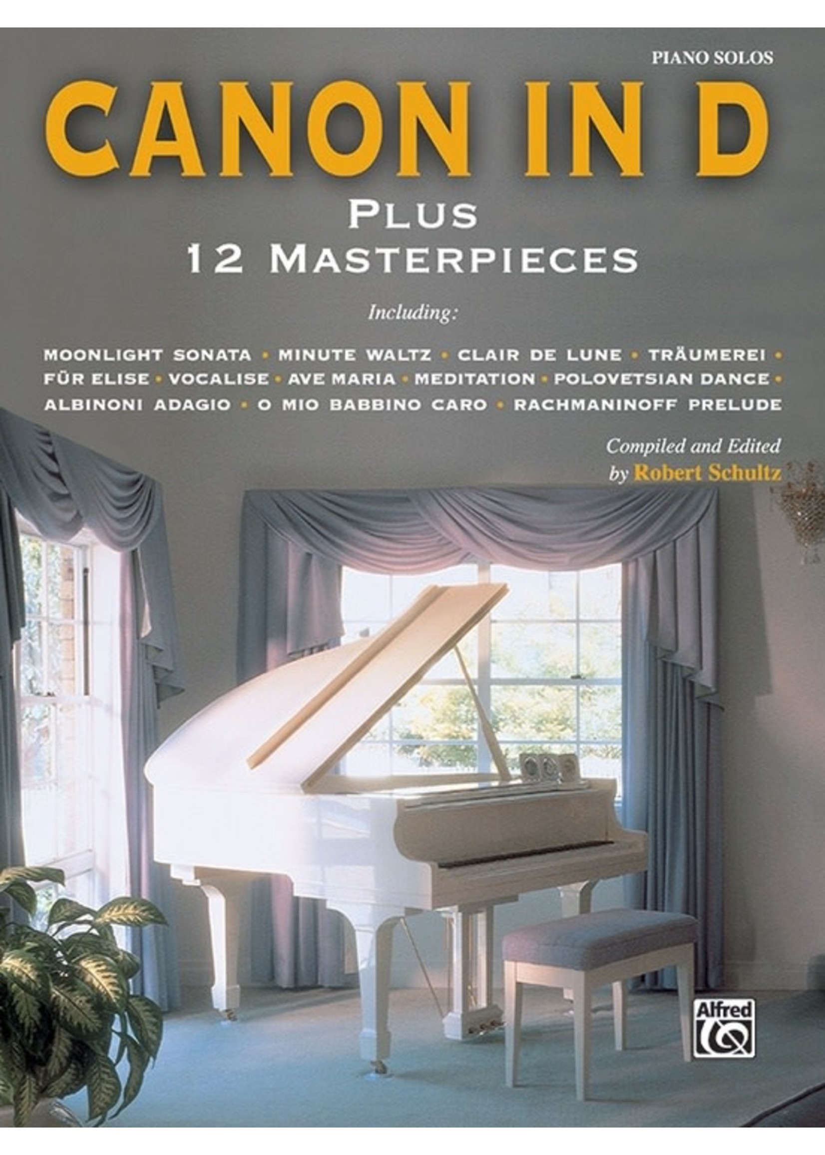 Alfred Canon in D Plus 12 Masterpieces Piano Solo