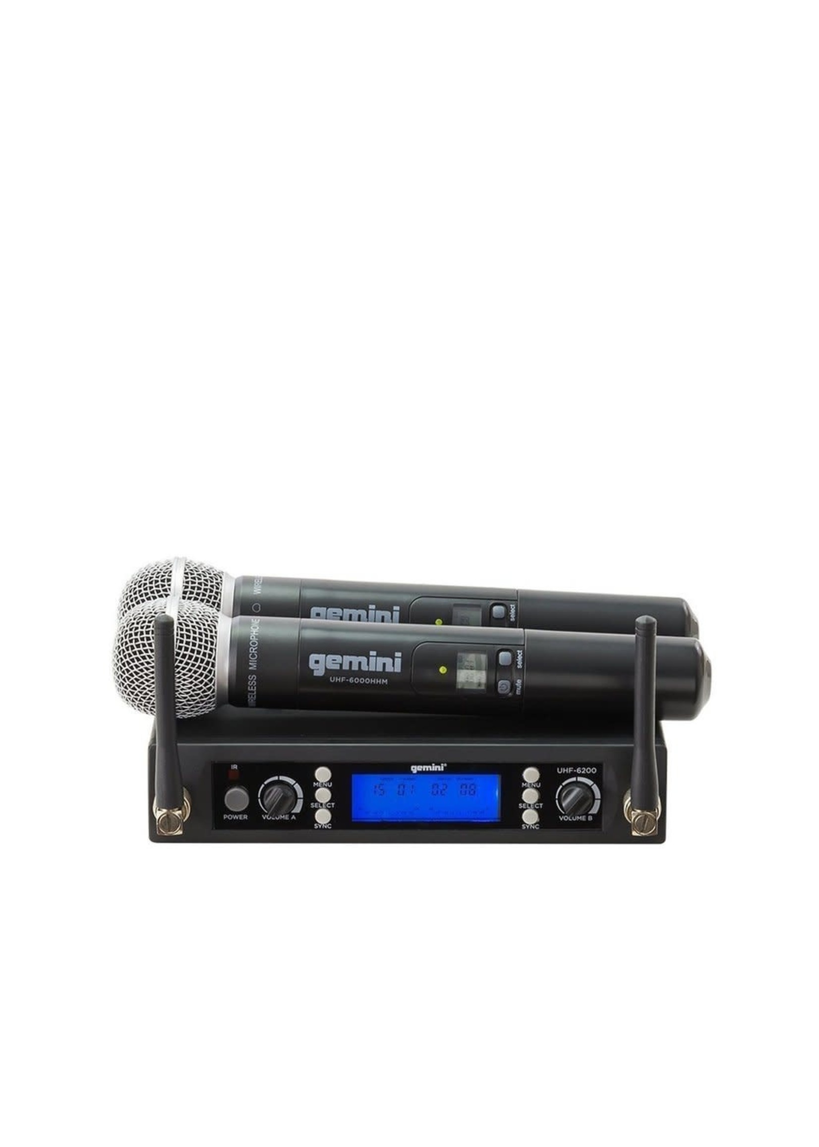 Gemini Gemini Dual Channel Wireless Handheld Microphone System