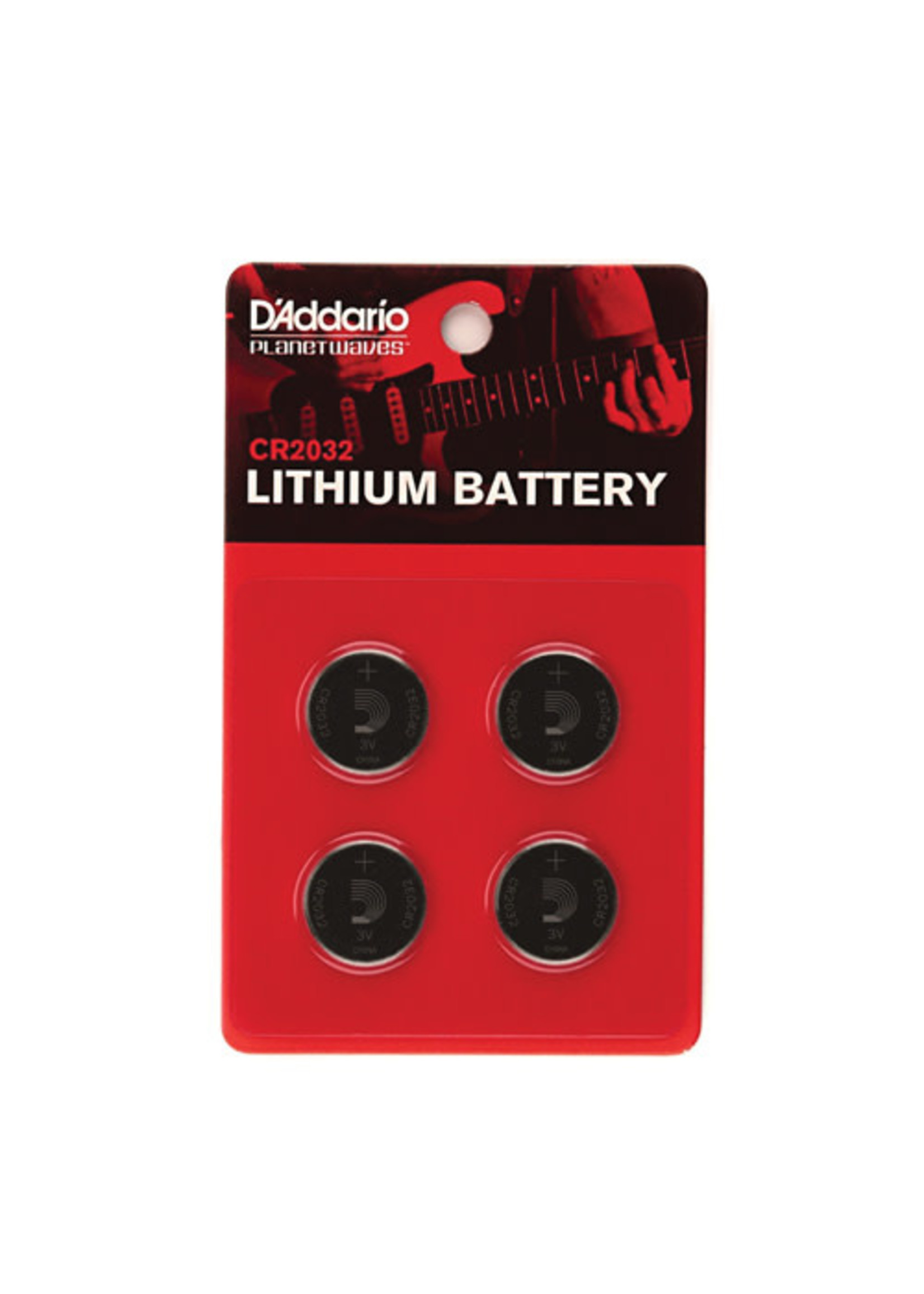 Planet Waves Planet Waves Lithium Battery 4-Pack CR2032