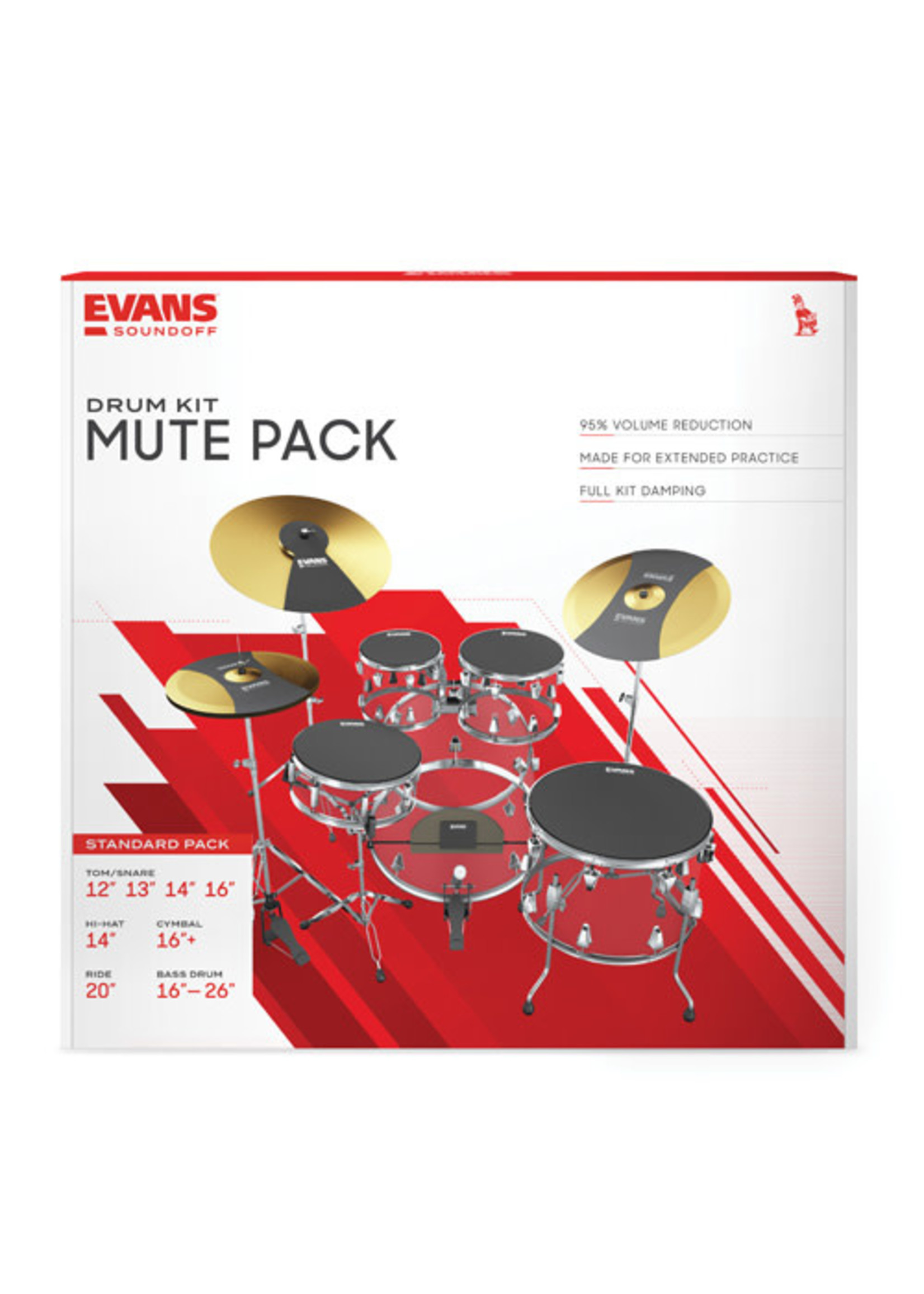 Evans Evans Sound Off Drum Kit Mute Standard Pack