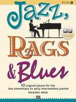 Alfred Jazz Rags and Blues Book 1