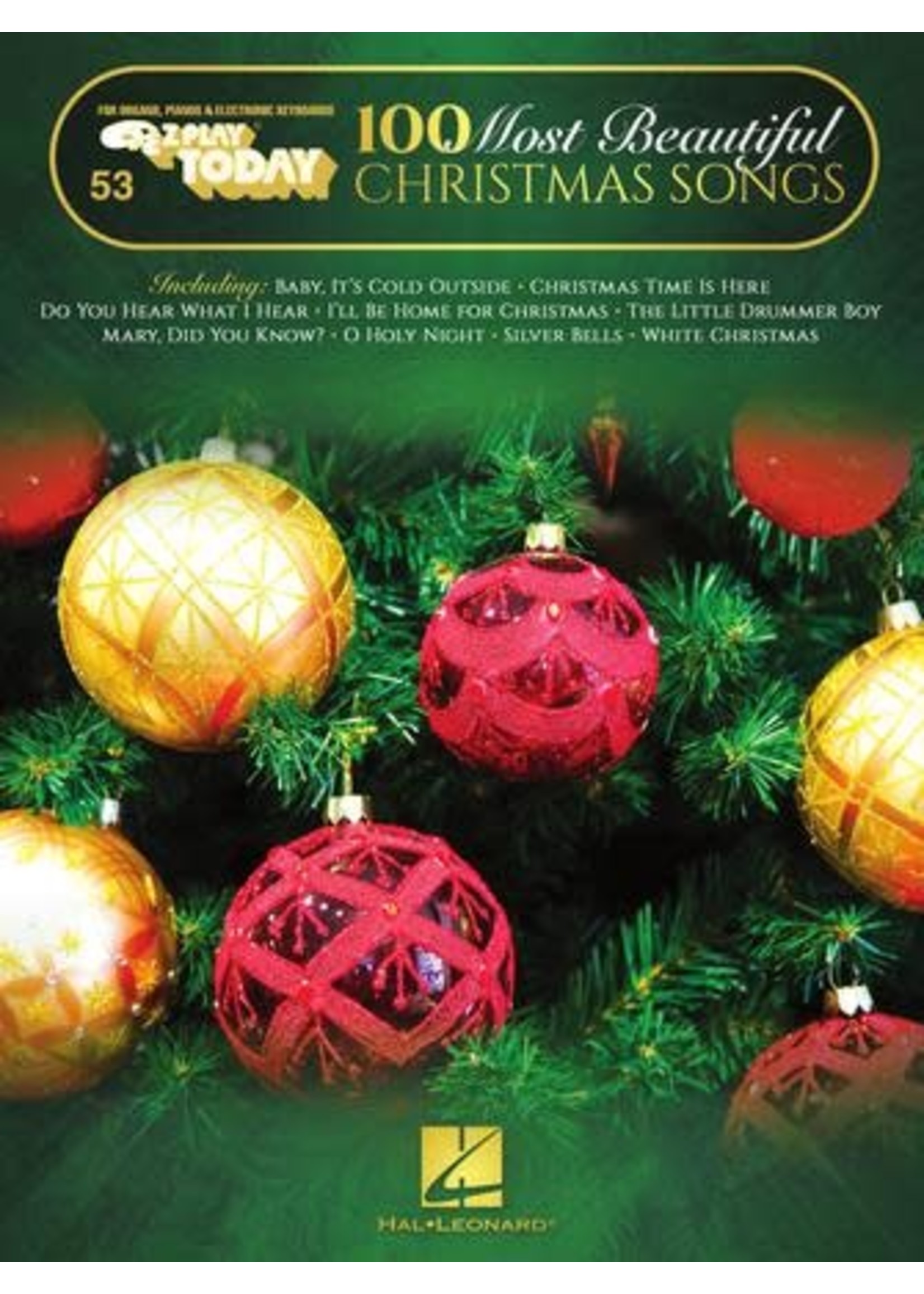 Hal Leonard EZ Play #53 100 Most Beautiful Christmas Songs