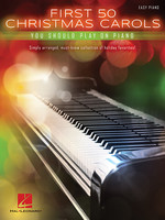 Hal Leonard First 50 Christmas Carols You Should Play on the Piano