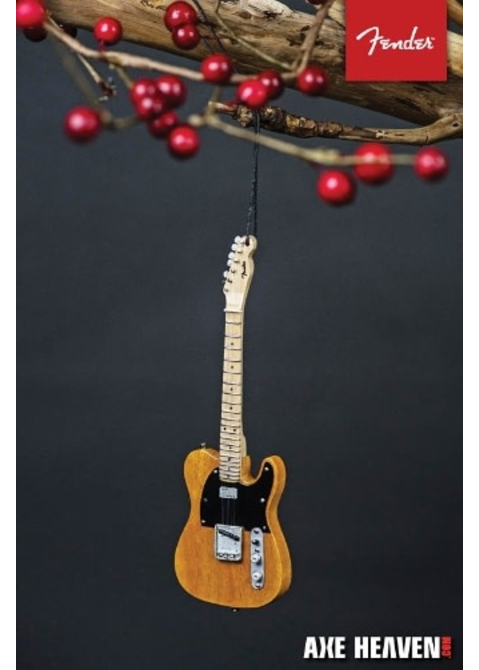 Hal Leonard Fender Holiday Ornament '50s Blonde Telecaster 6"