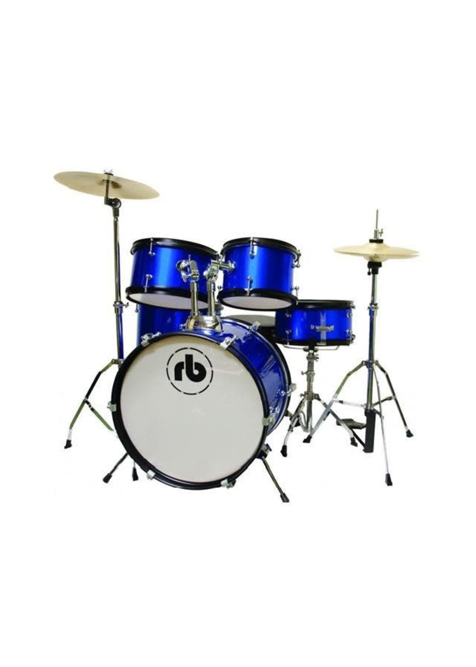 RB Percussion RB Junior Drum Kit 5 Piece Blue