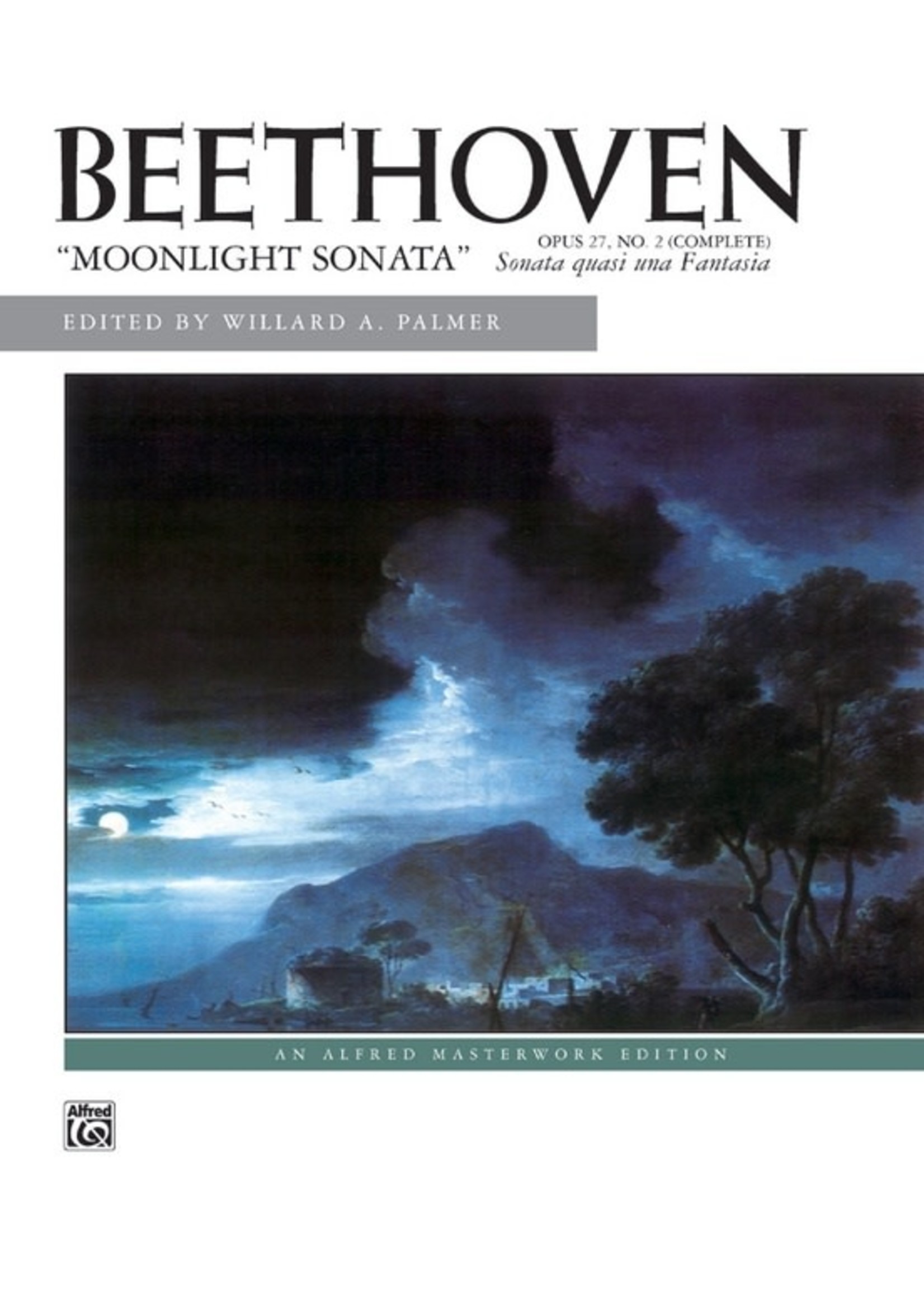 Alfred Beethoven: Moonlight Sonata, Opus 27, No.2 (Comlplete)
