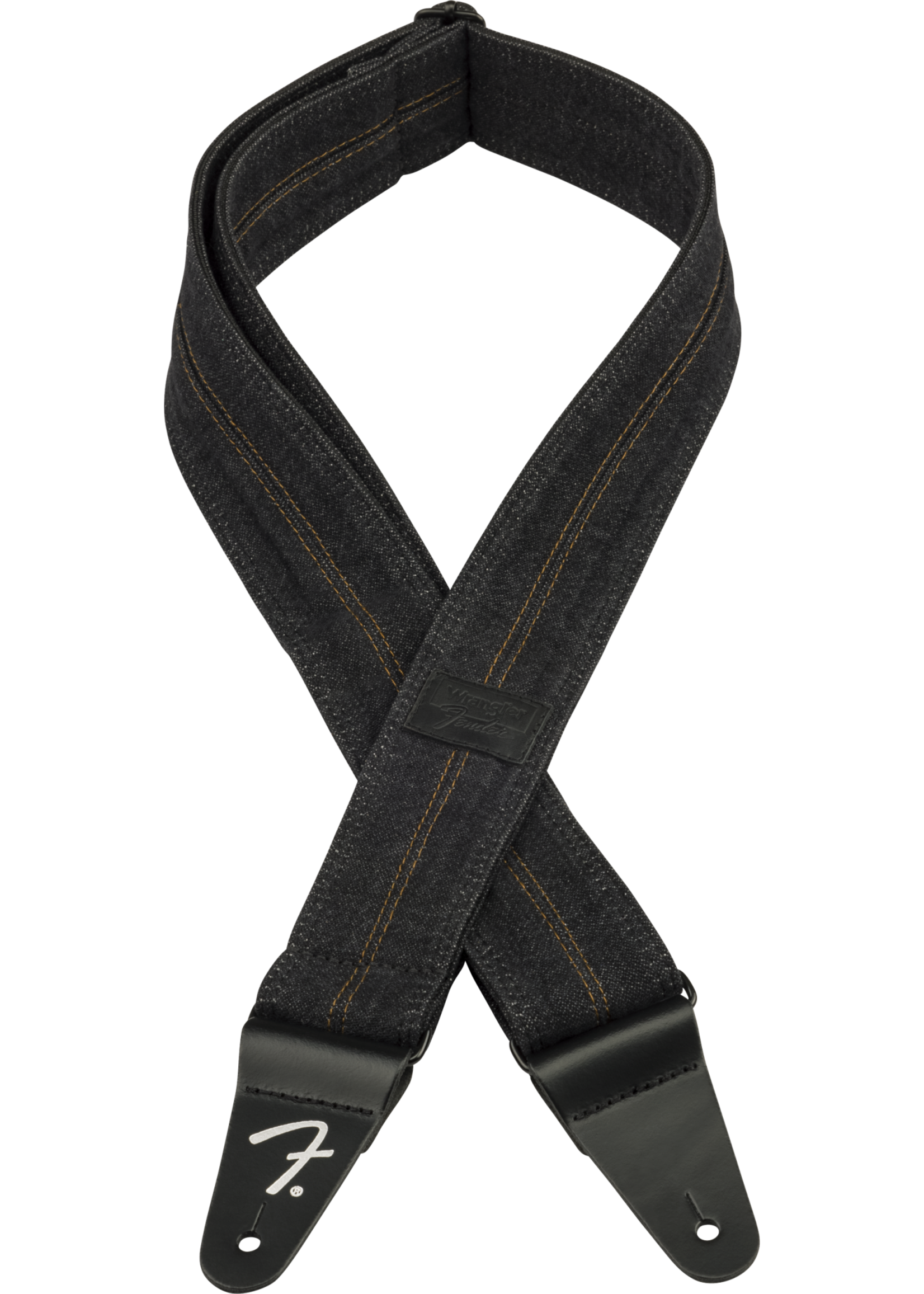 Fender Fender Guitar Strap X Wrangler Denim Black Stitch