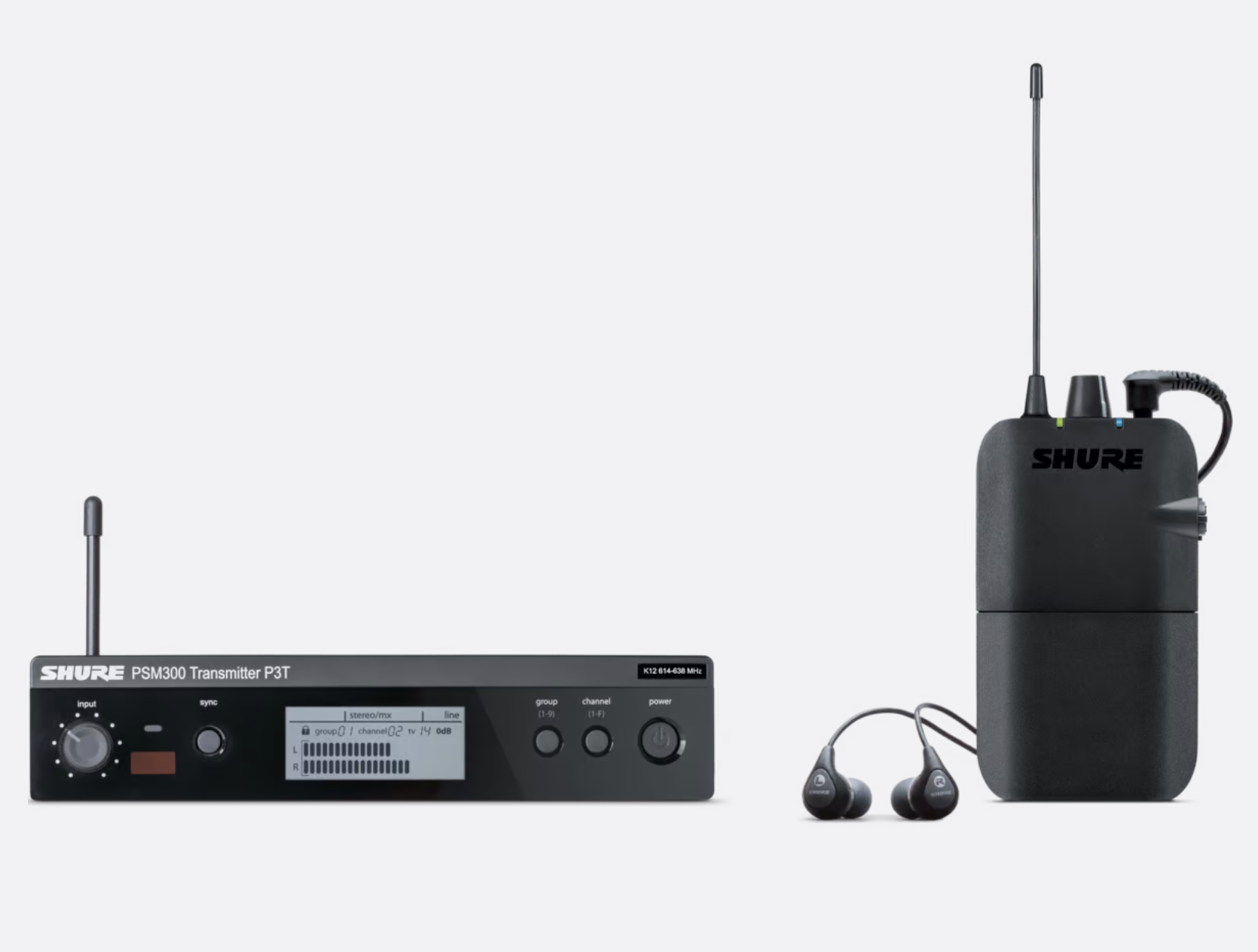 Shure Wireless InEar Monitoring System PSM 300 Amadeus Music