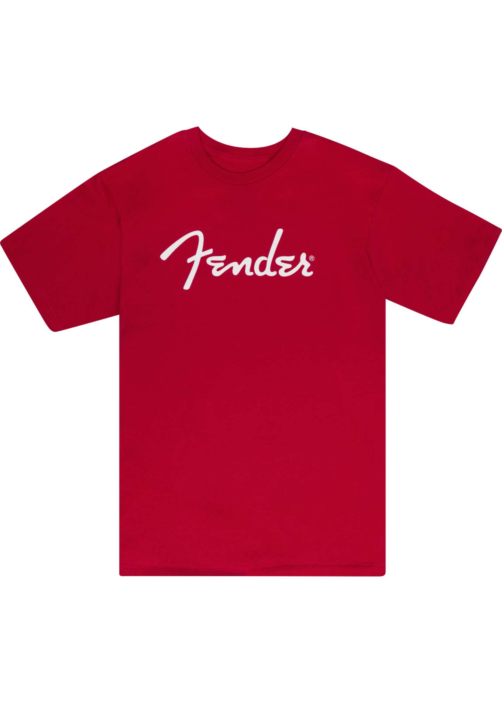 Fender Fender T-Shirt Spaghetti Logo Red