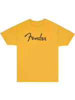 Fender Fender T-Shirt Spaghetti Logo Butterscotch Blonde