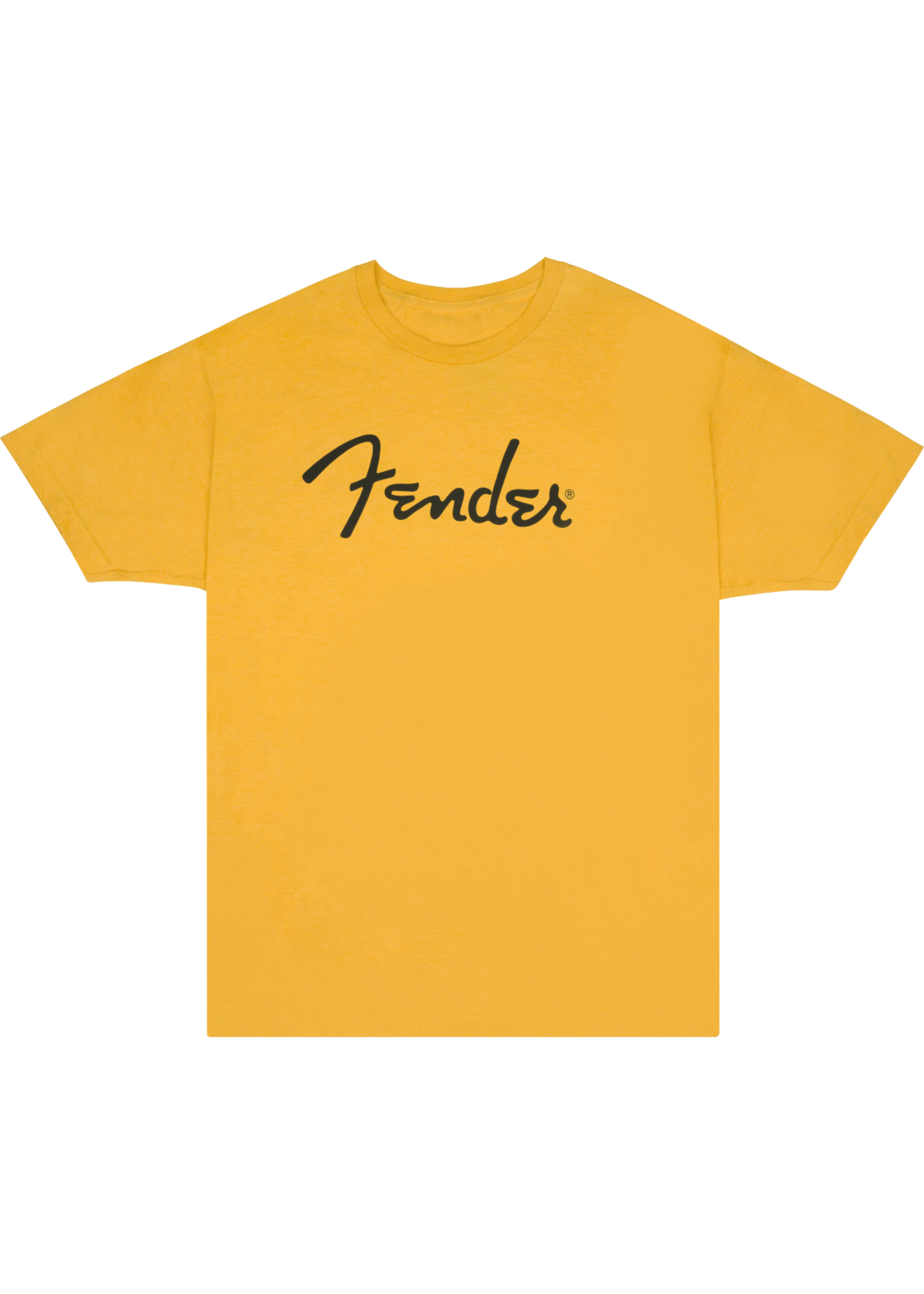 Fender Fender T-Shirt Spaghetti Logo Butterscotch Blonde