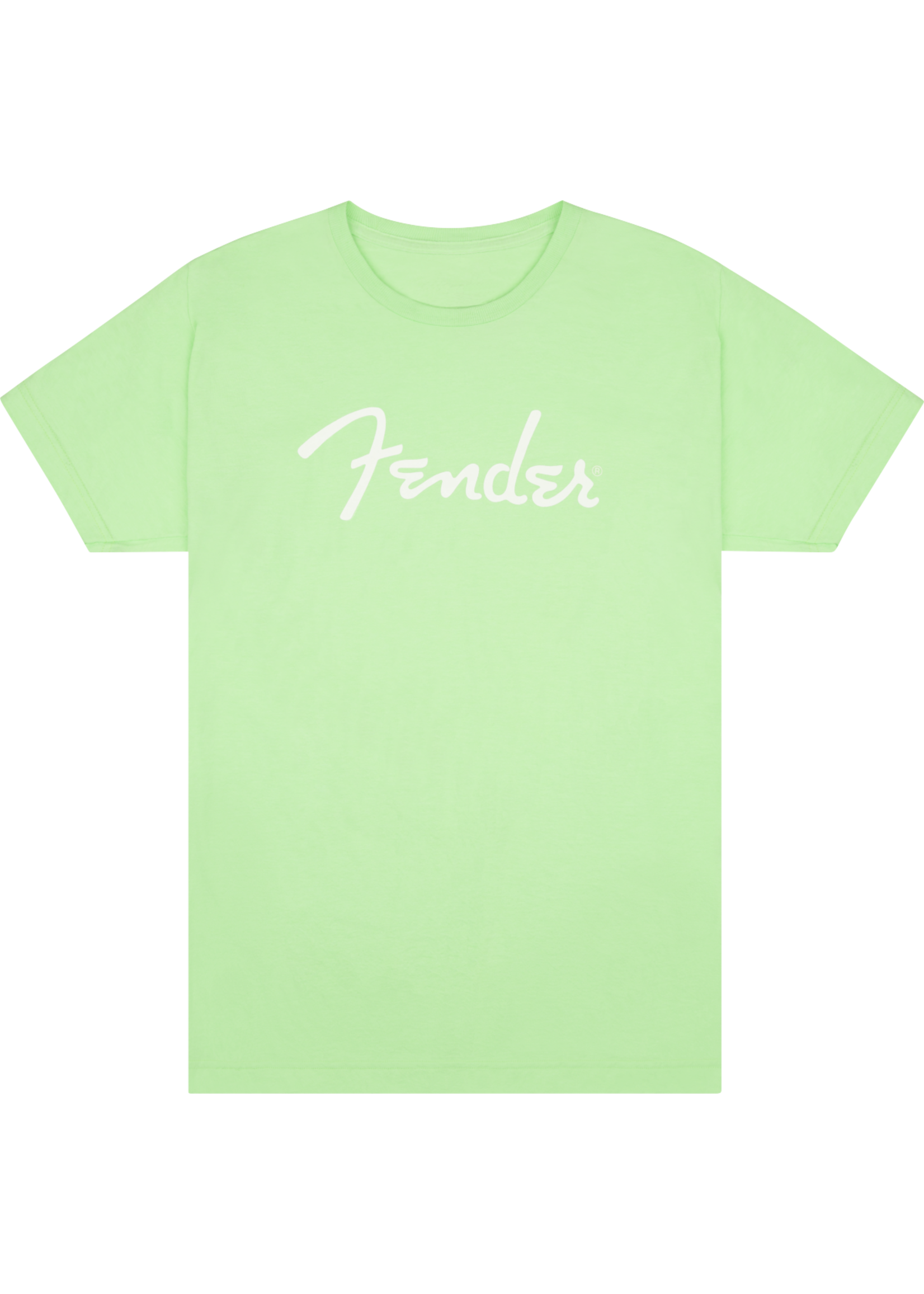 Fender Fender T-Shirt Spaghetti Logo Surf Green