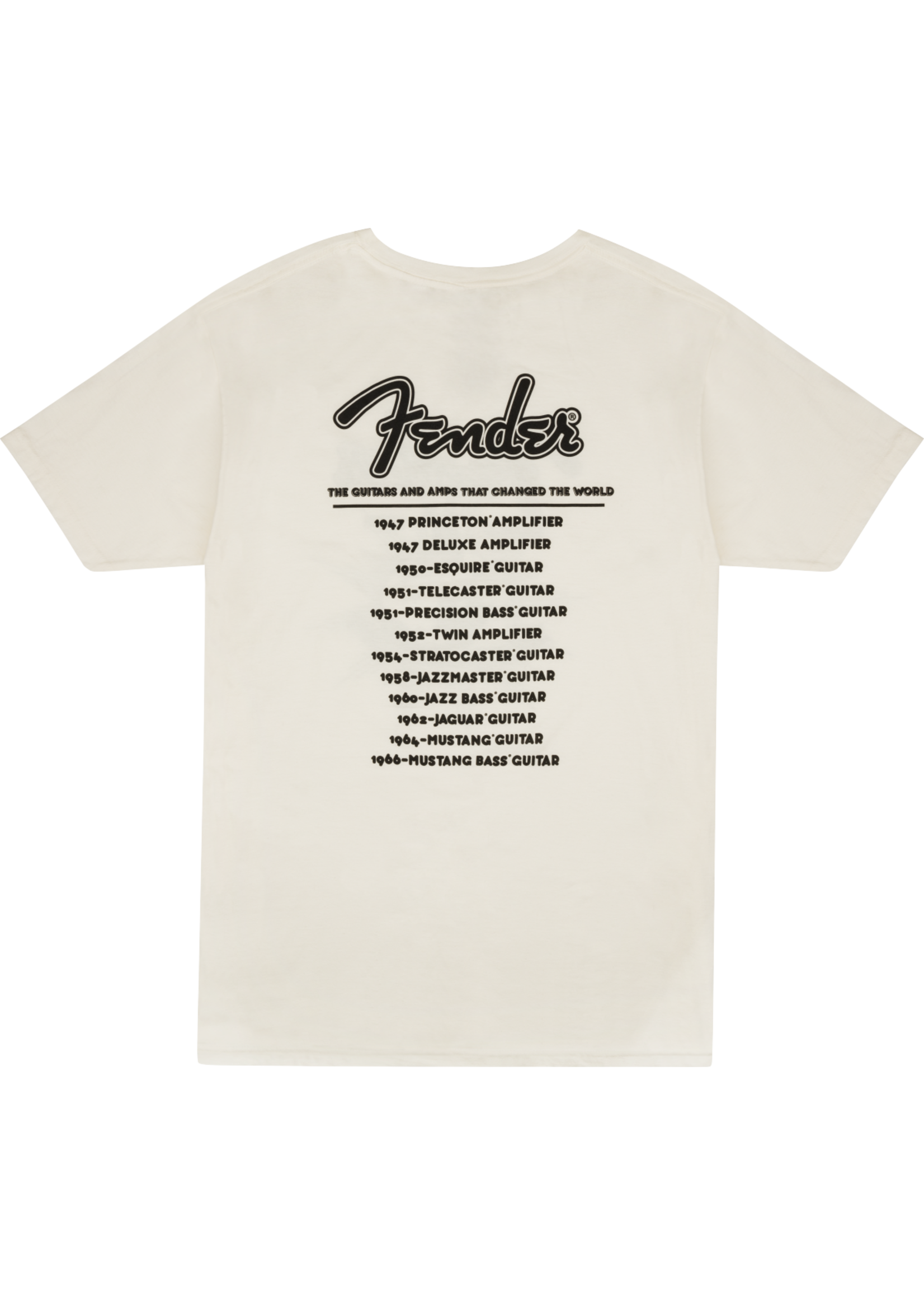 Fender Fender T-Shirt World Tour Vintage White