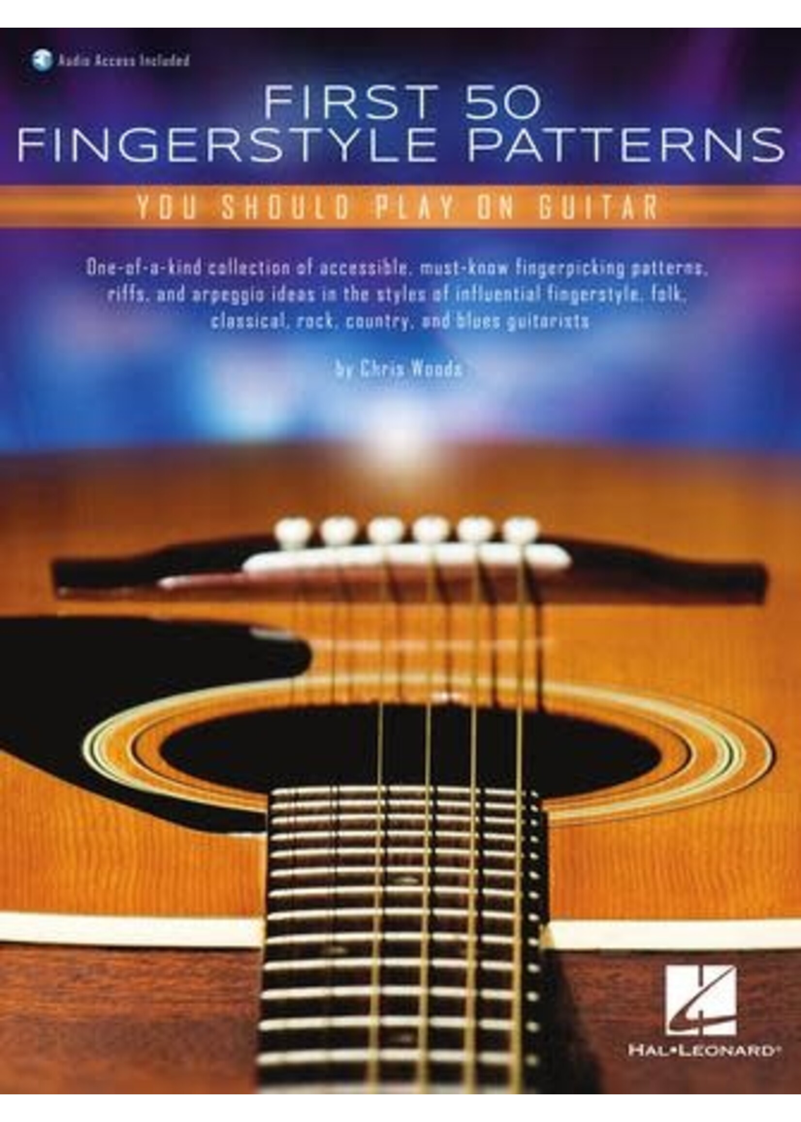 Hal Leonard First 50 Fingerstyle Patterns You Should Play On Guitar