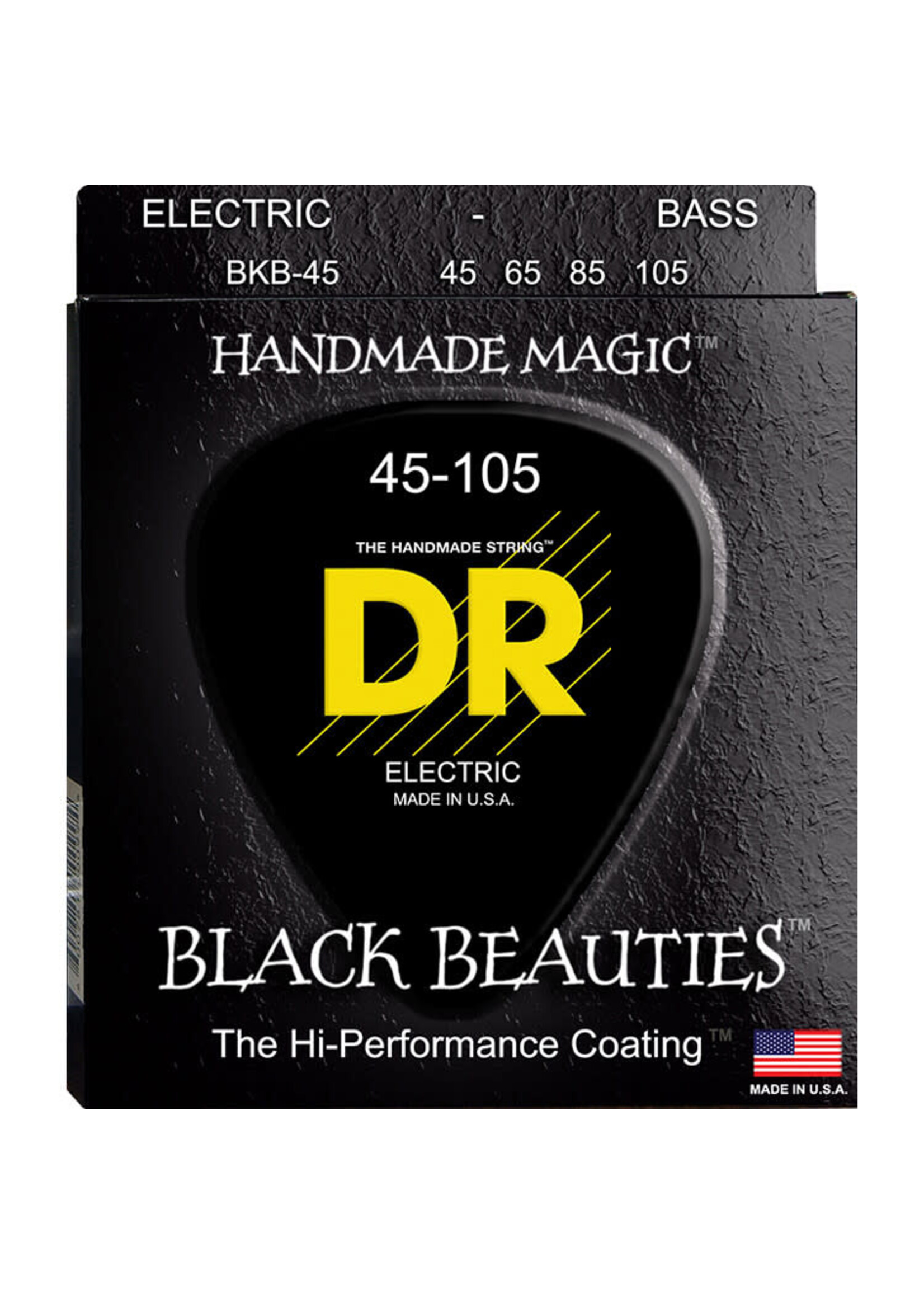 DR DR Bass Strings Black Beauties Coated