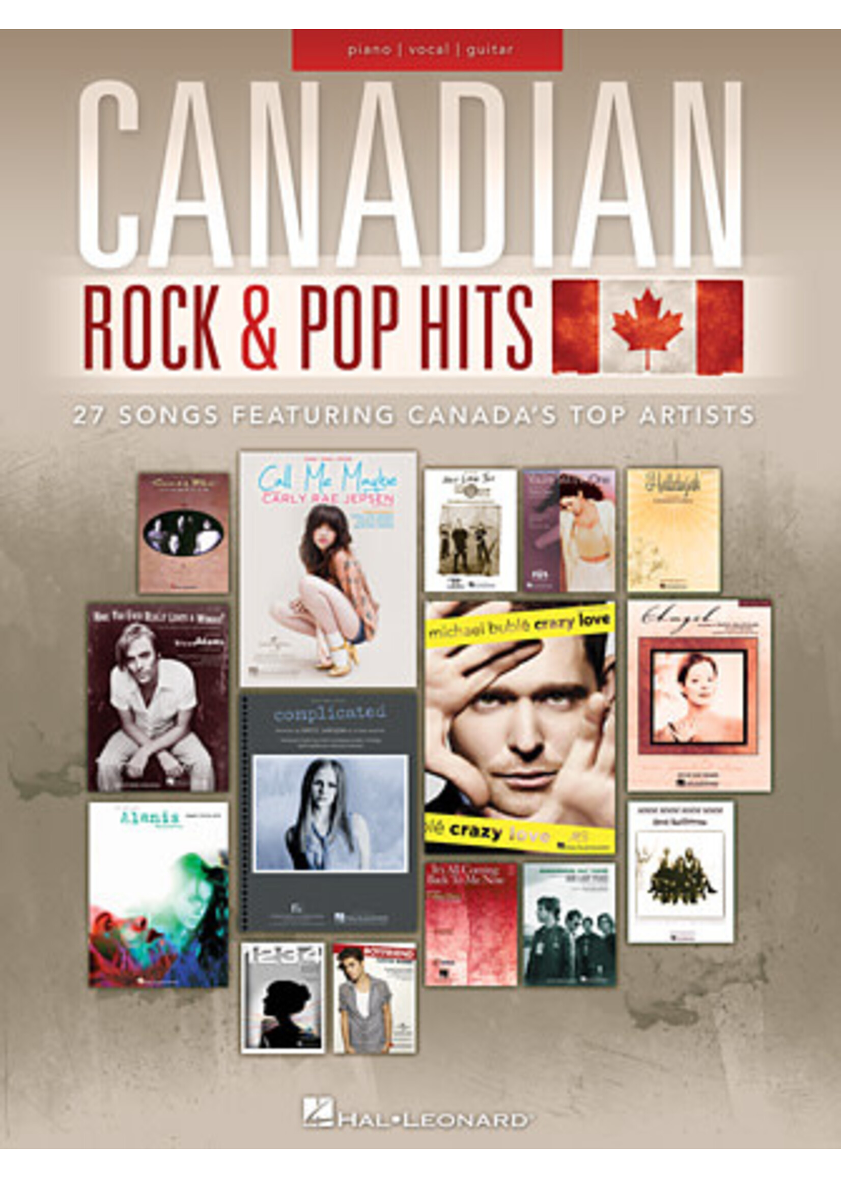 Hal Leonard Canadian Rock & Pop Hits PVG