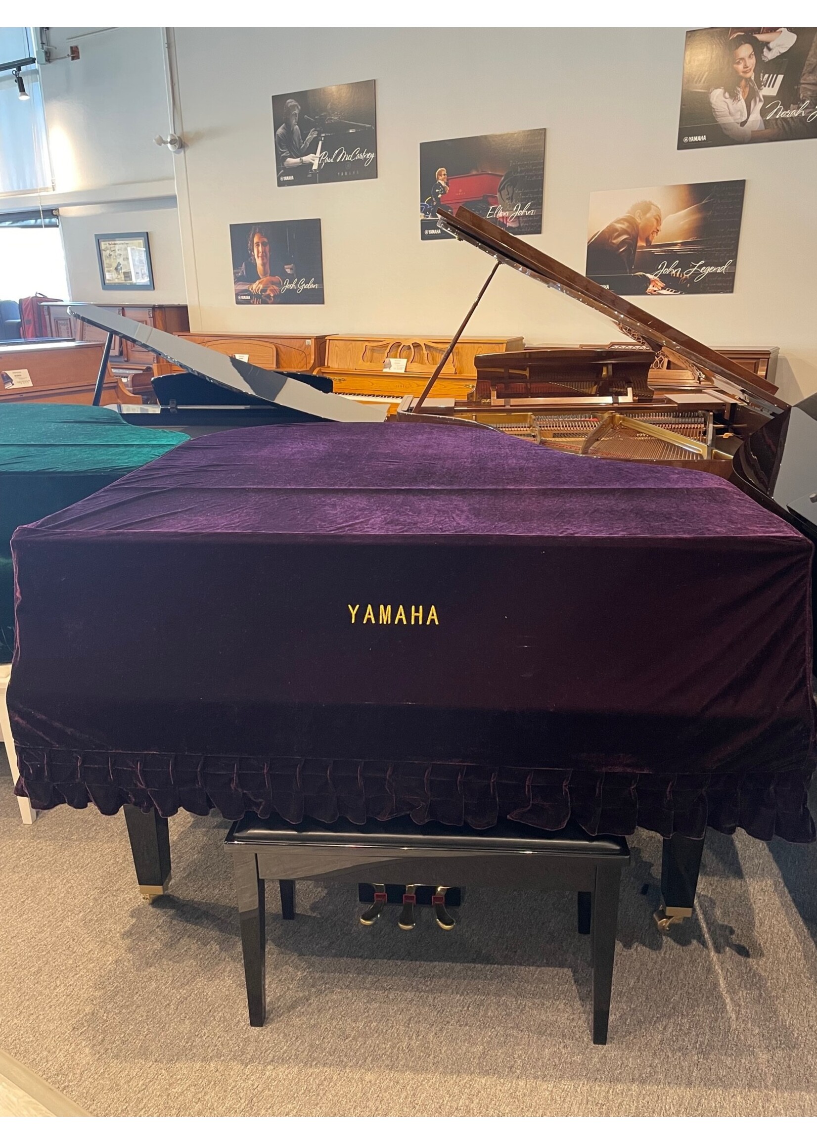 Yamaha Yamaha Grand Piano Cover Purple 5'3"