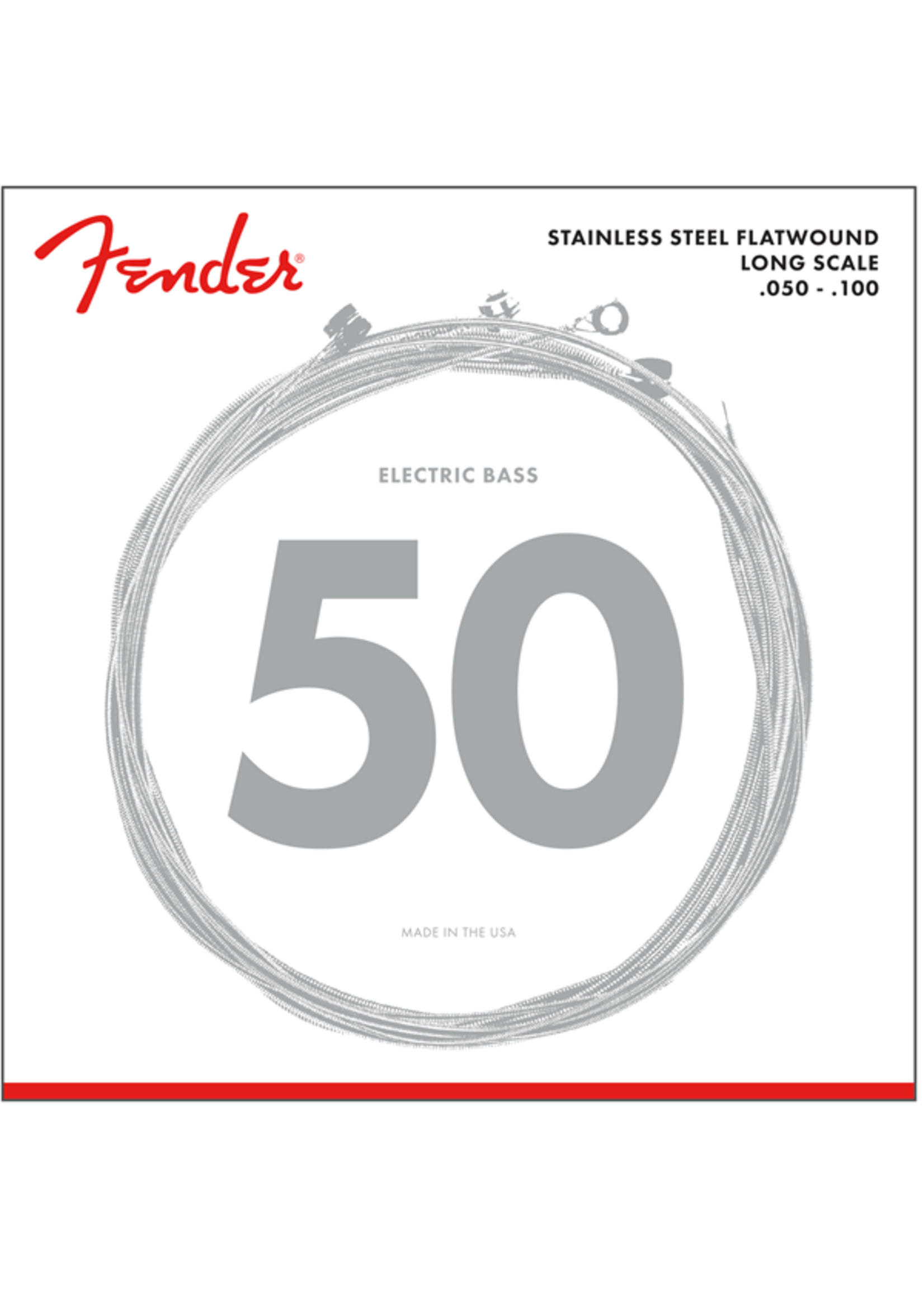 Fender Fender Bass Strings Stainless 9050's Flatwound .050-.100