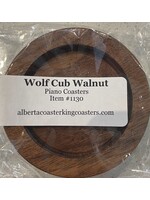 Alberta Coaster King Alberta Coaster King Upright Piano Coaster Set - Wolf Cub Walnut