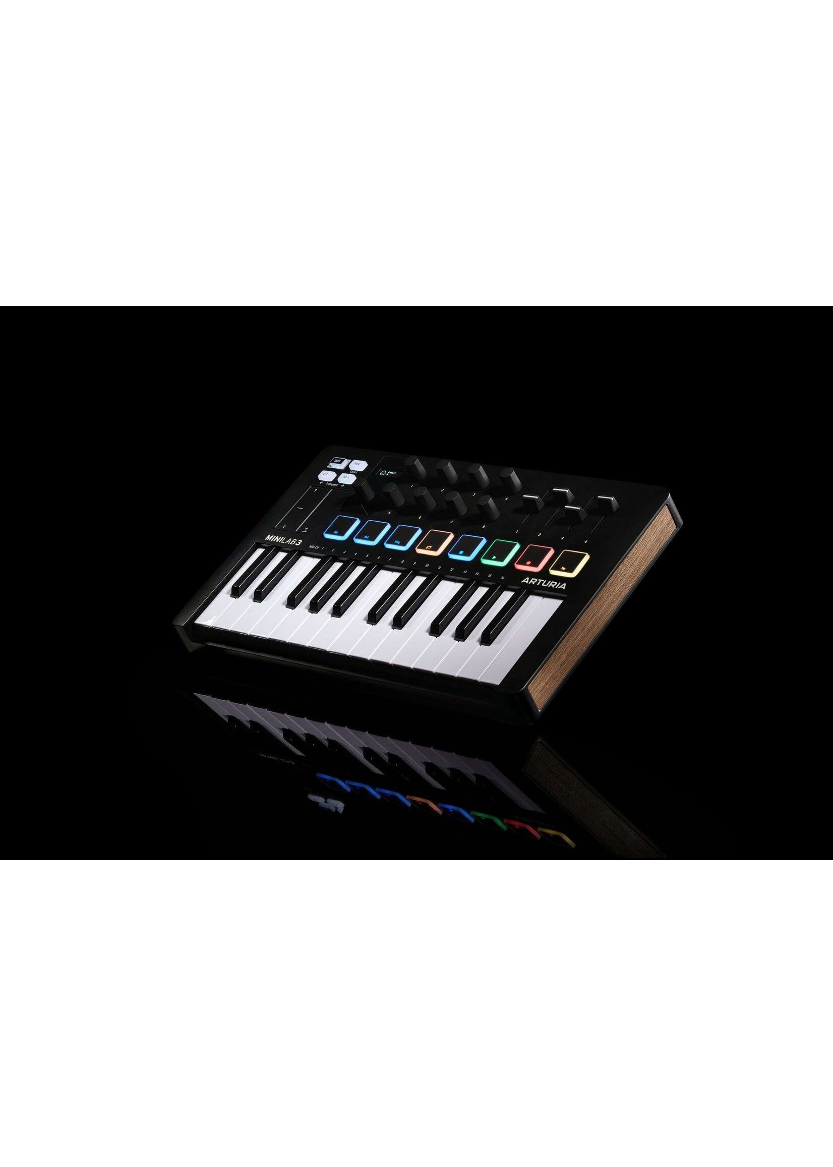 Arturia Arturia Portable 25-Key MIDI Controller Black MINILAB3BK