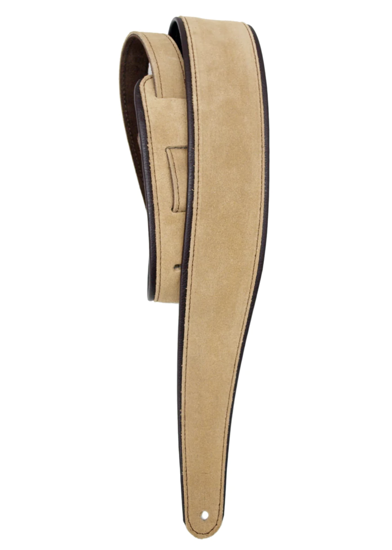 LM Guitar Straps LM Guitar Strap Premier Series Suede Tan PM-8T