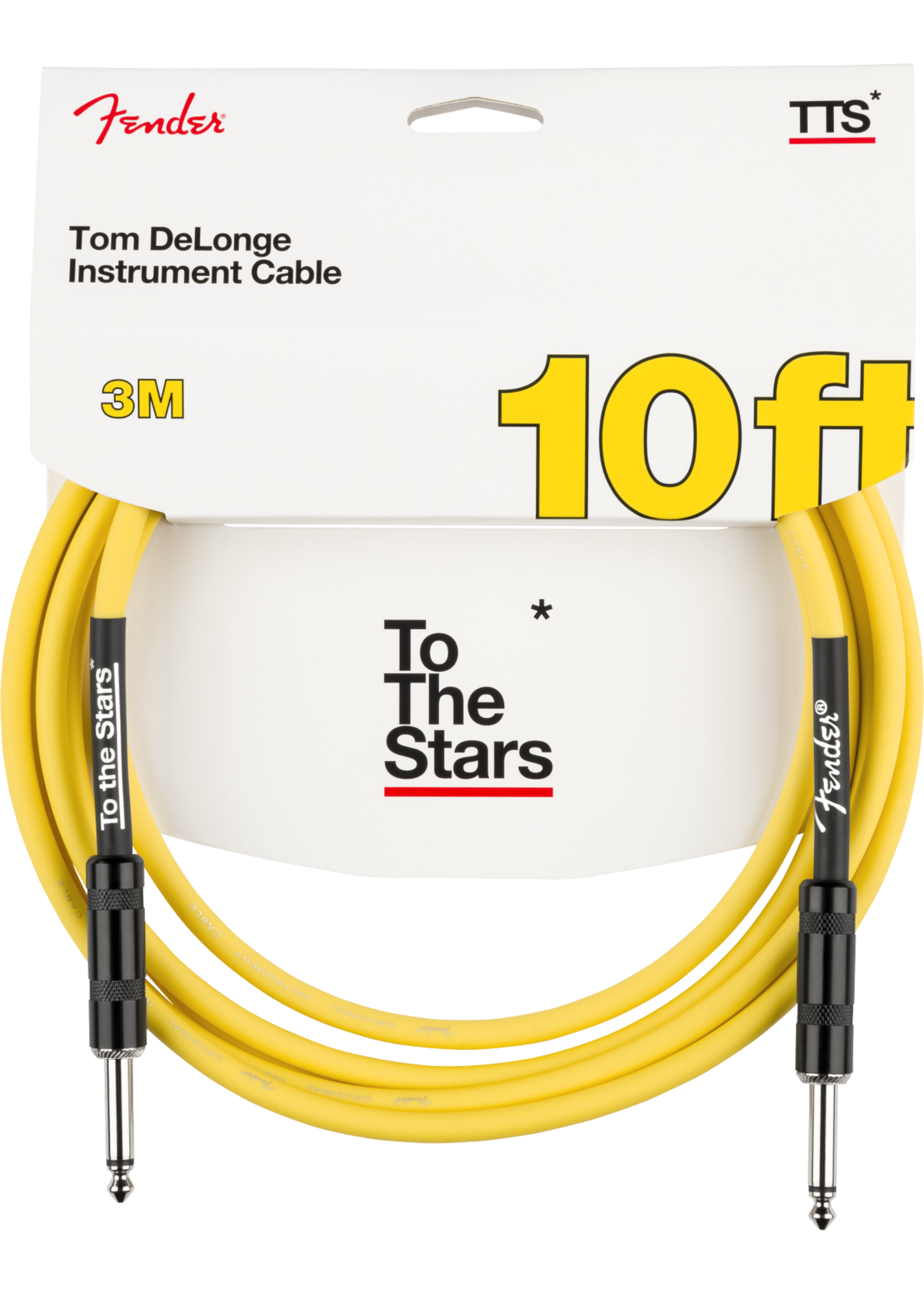 Fender Fender Cable Instrument Tom Delonge To The Stars 10' Yellow