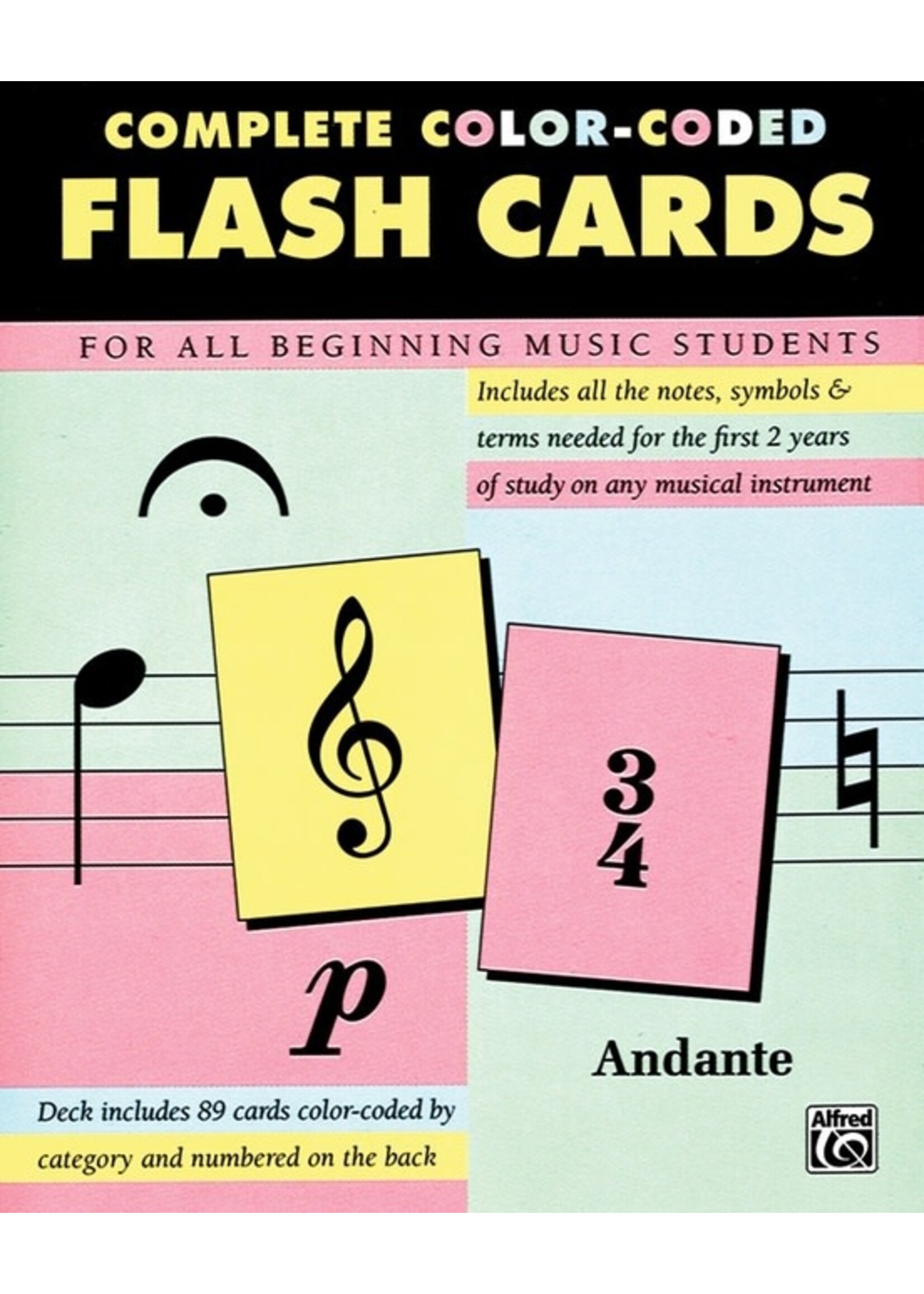 Yamaha Alfred's Complete Color-Coded Flash Cards