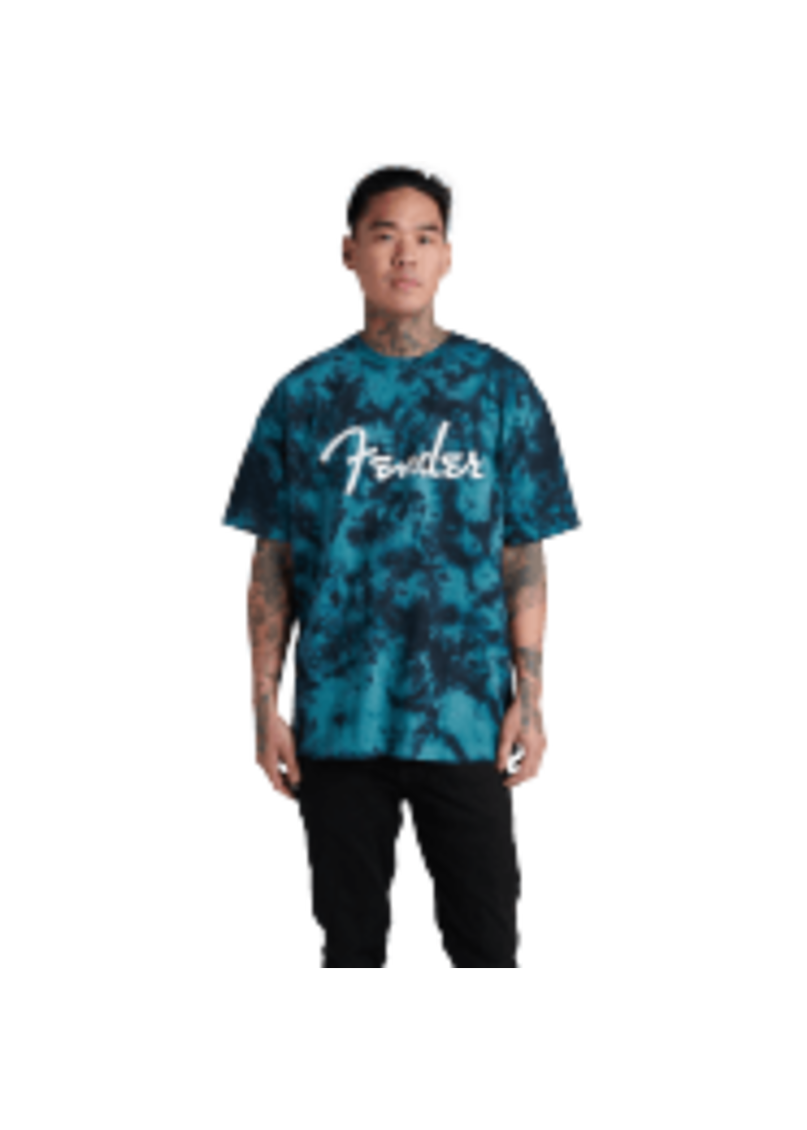 Fender Fender Spaghetti Logo Tie Dye T-Shirt