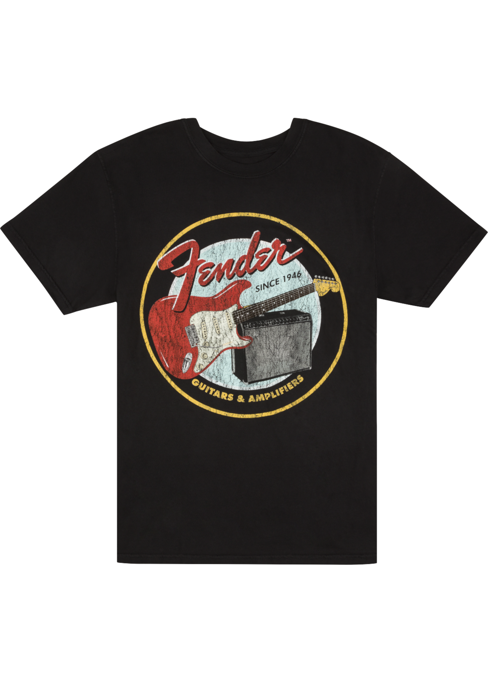 Fender Fender 1946 Guitars & Amplifiers T-Shirt Black