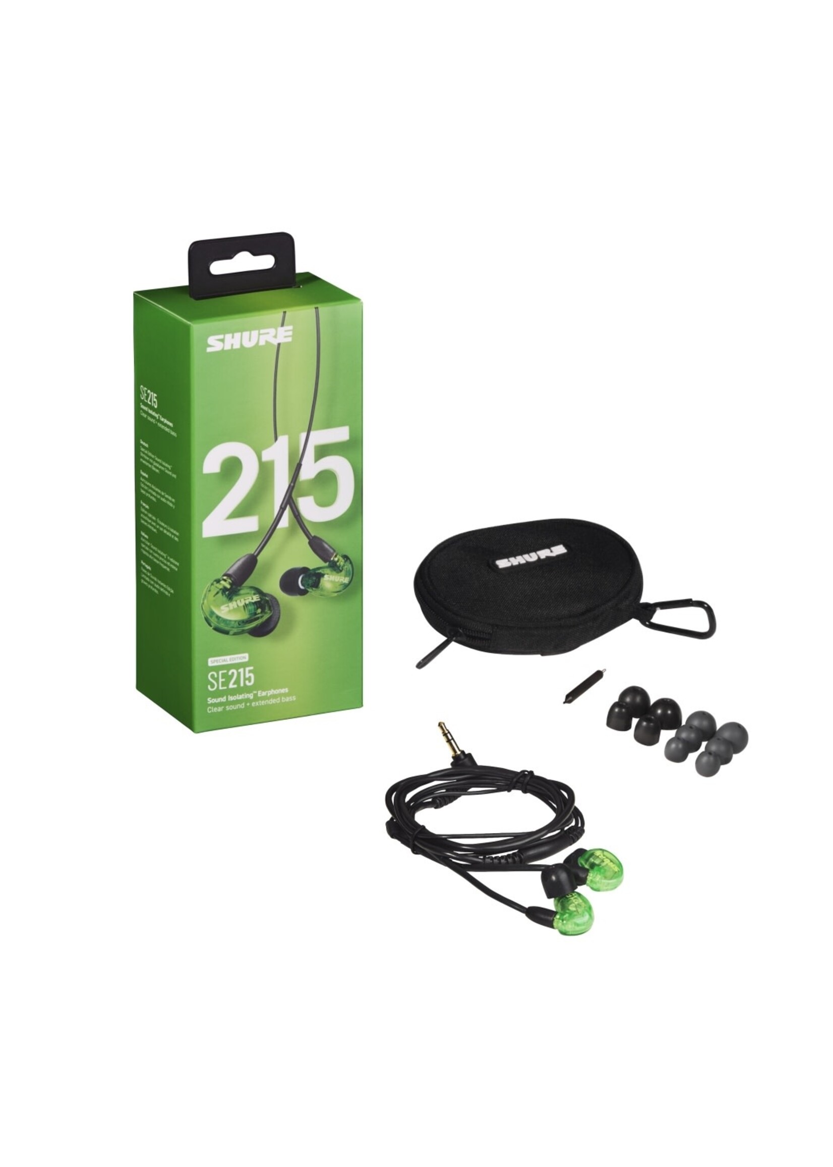 SHURE Shure Sound Isolating Headphones - Special Edition Green SE215