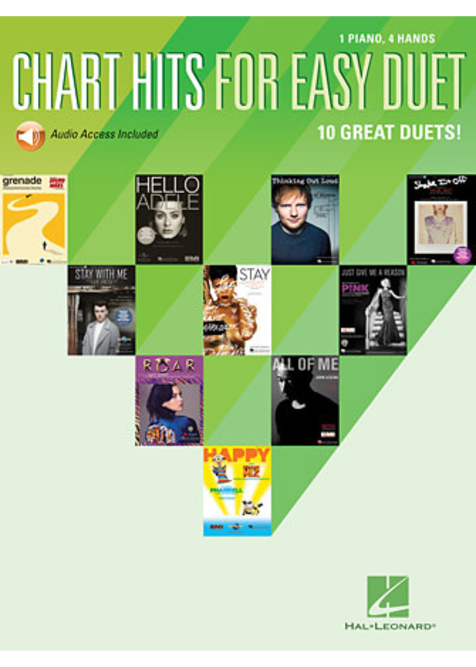 Hal Leonard Chart Hits for Easy Duet Piano