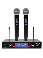 CAD CAD UHF Wireless Dual Handheld Microphone System