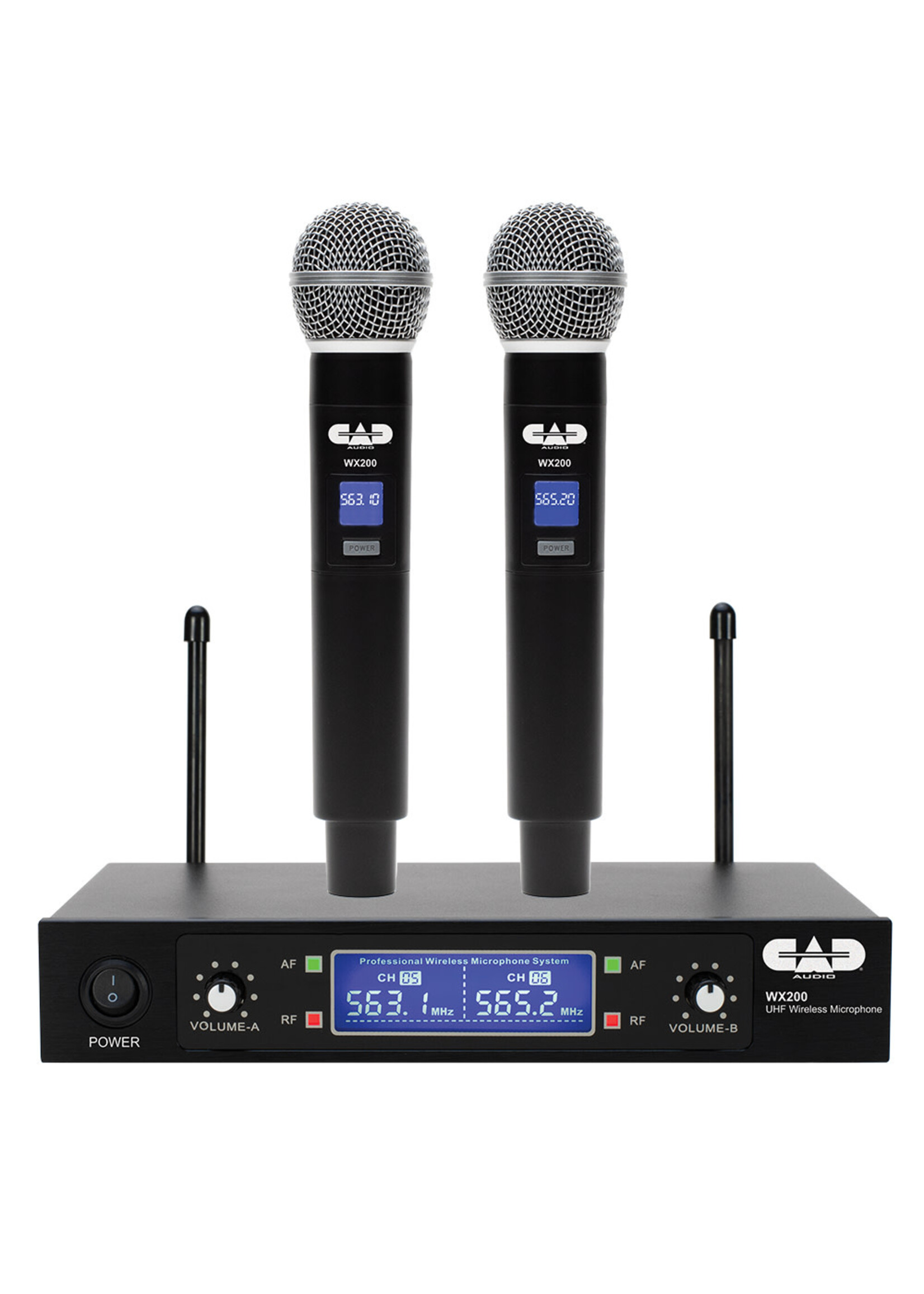 CAD CAD UHF Wireless Dual Handheld Microphone System