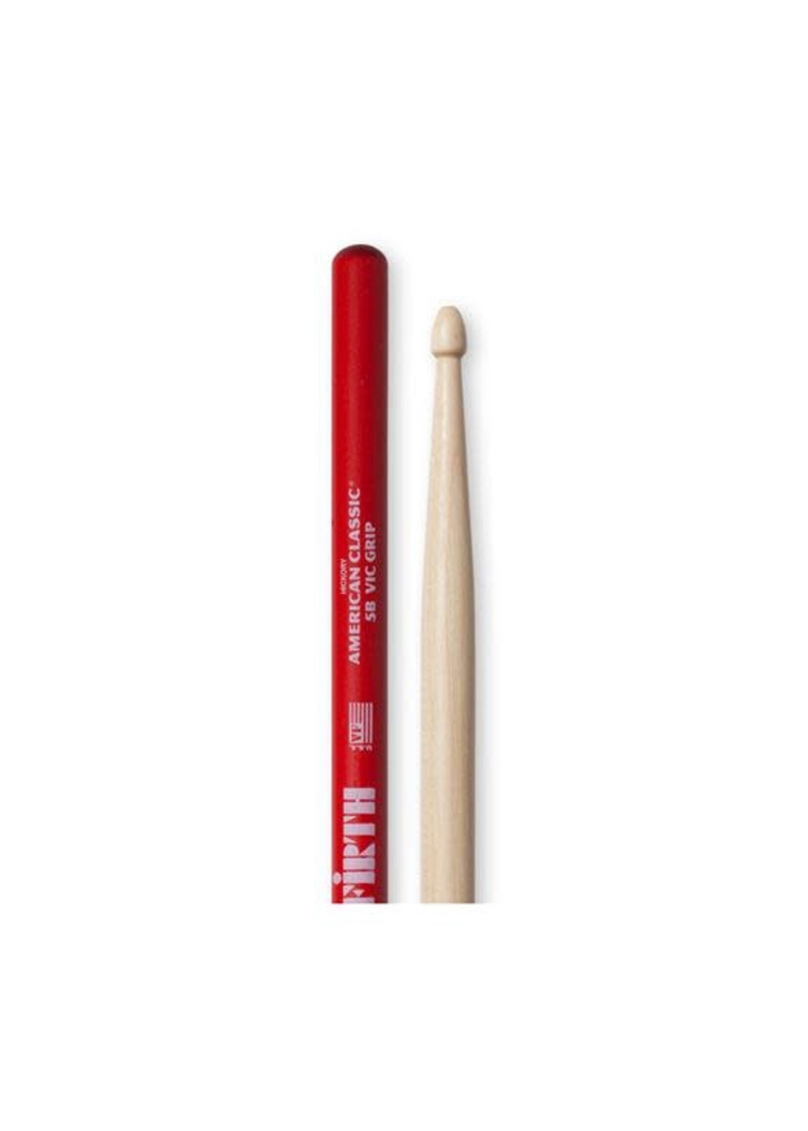 Vic Firth Vic Firth American Classic 5B Wood Tip Drumsticks w/ Vic Grip