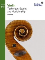 RCM RCM Violin Technique, Etudes, and Musicianship 5-8