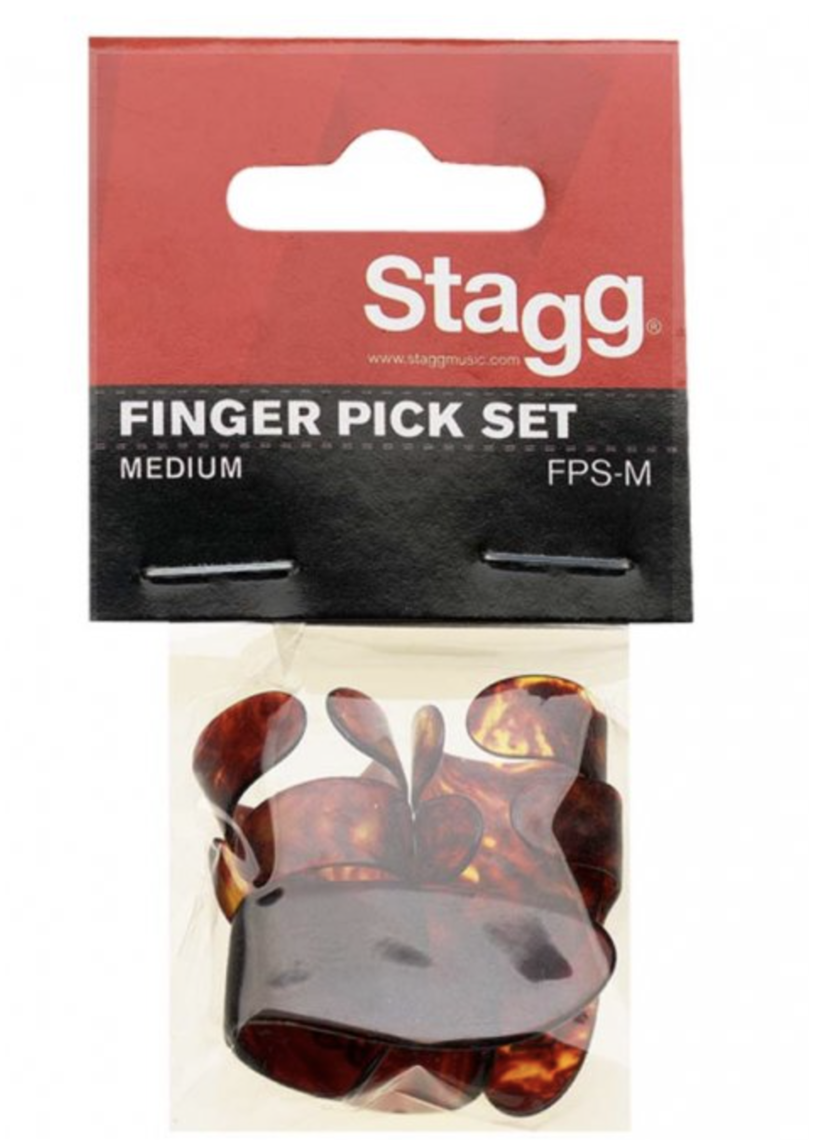 Stagg Stagg Finger Pick Pack Medium FPS-M